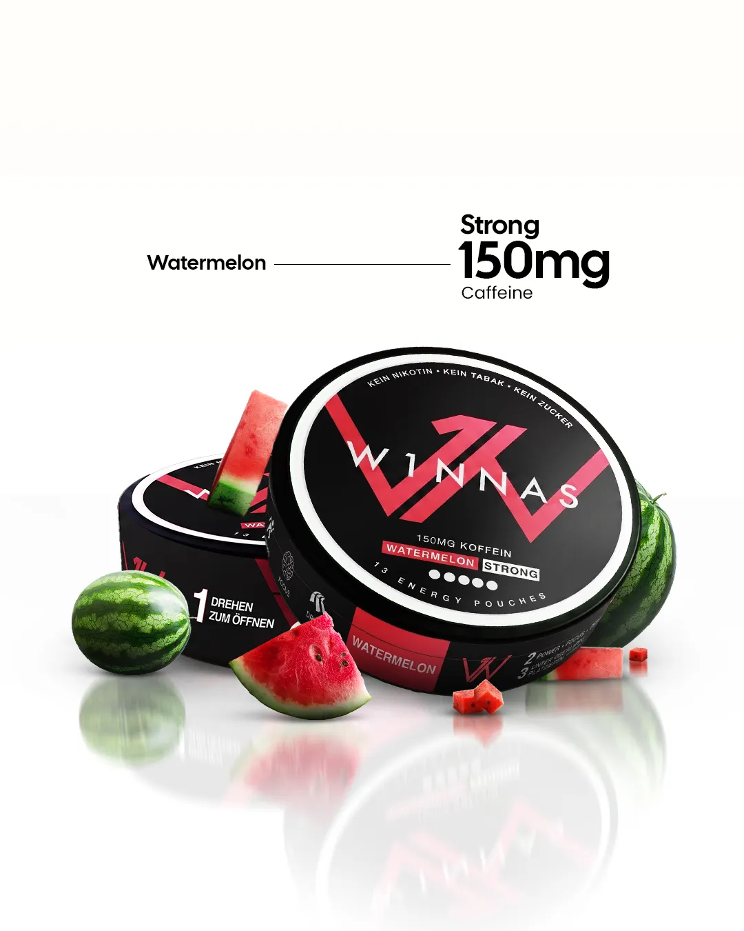 W1nnas Watermelon Energy Pouches 150mg