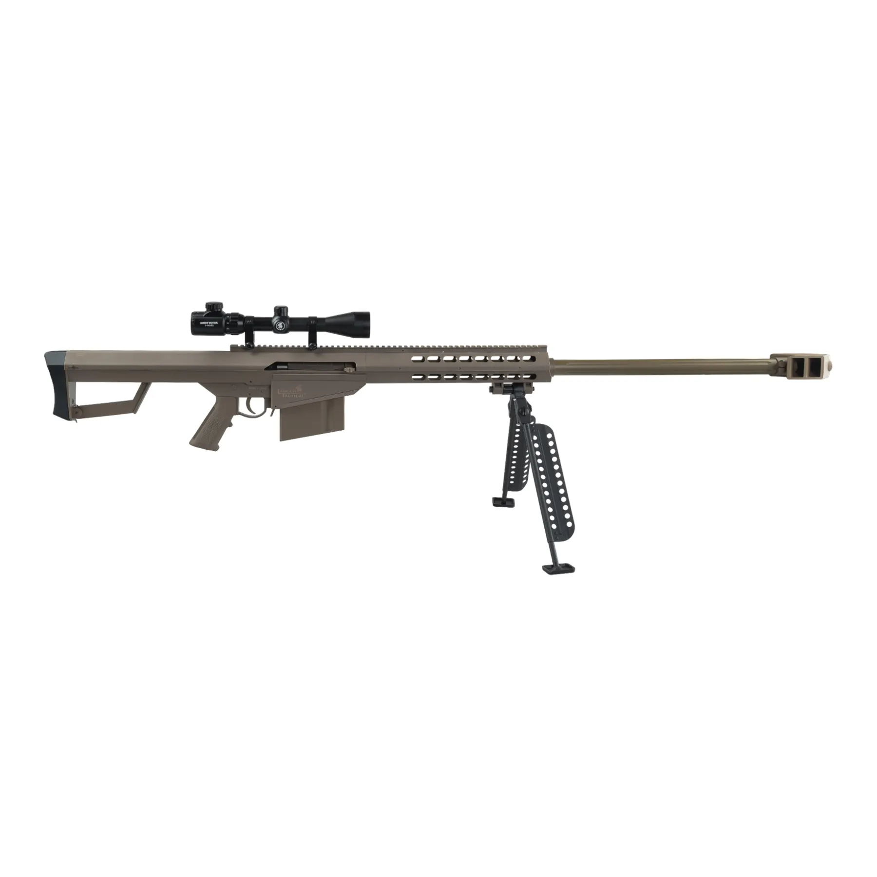 Lancer Tactical M82 Sniper Rifle complete set, Tan