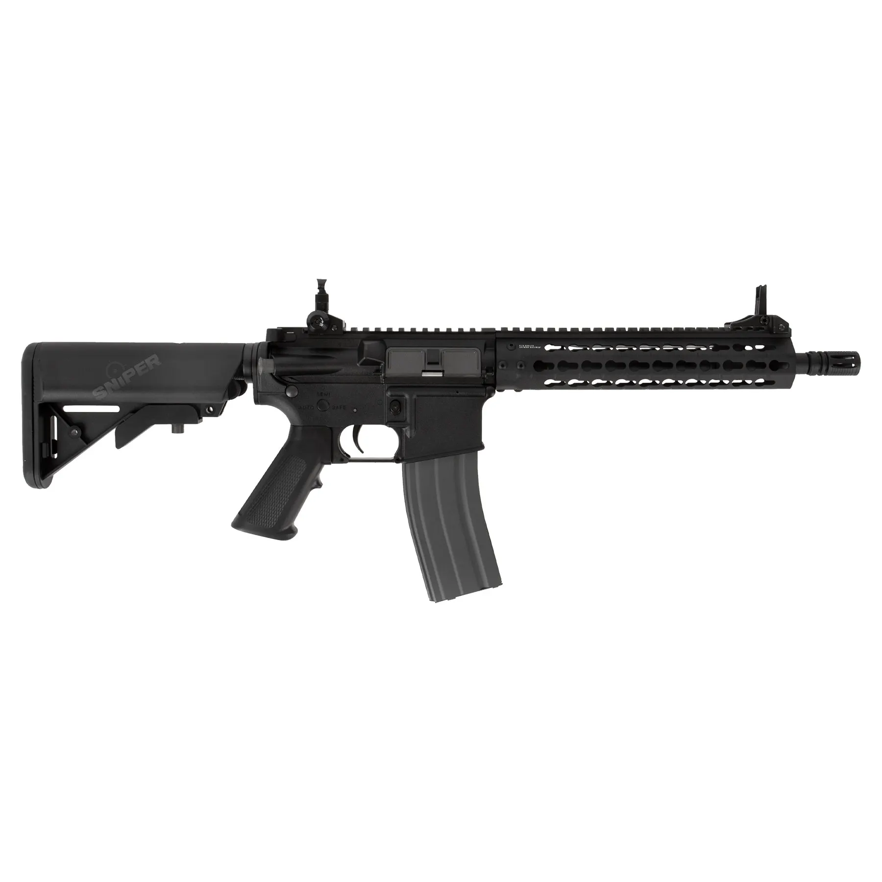 CM15 KR Carbine 10" 0,5J Softair Gewehr, Black CM15 KR Carbine 10" 0,5J Softair Gewehr, Black