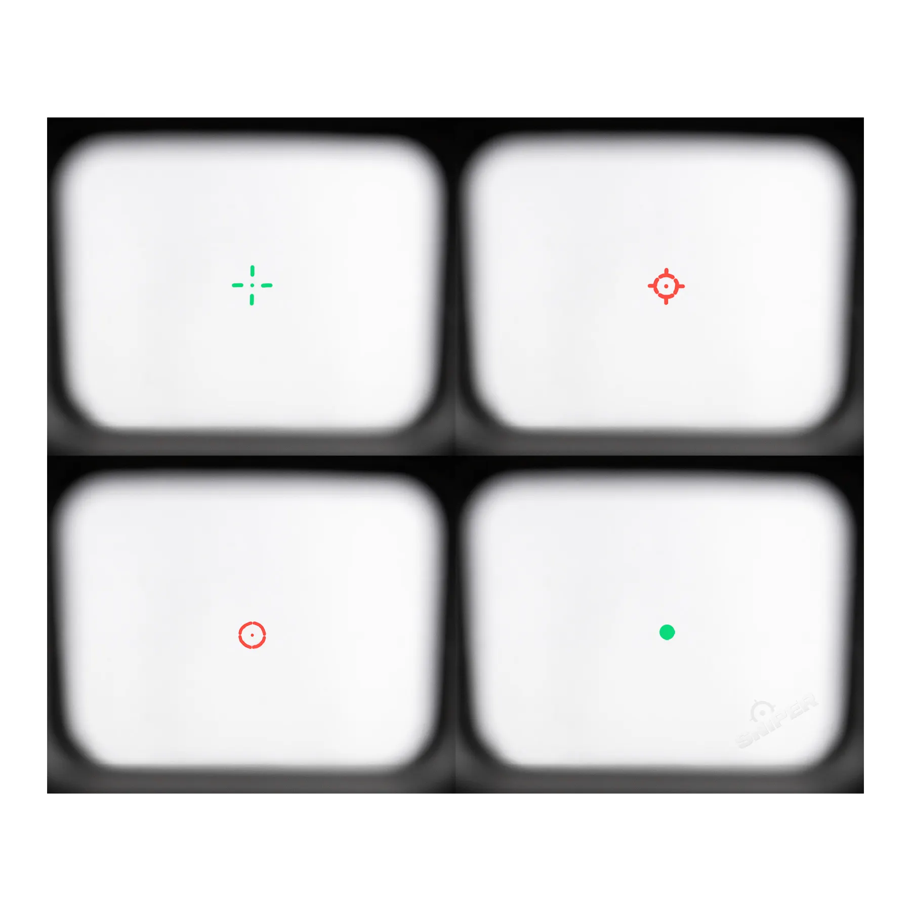Ultra Shot R-Spec Red Dot Visier, Black