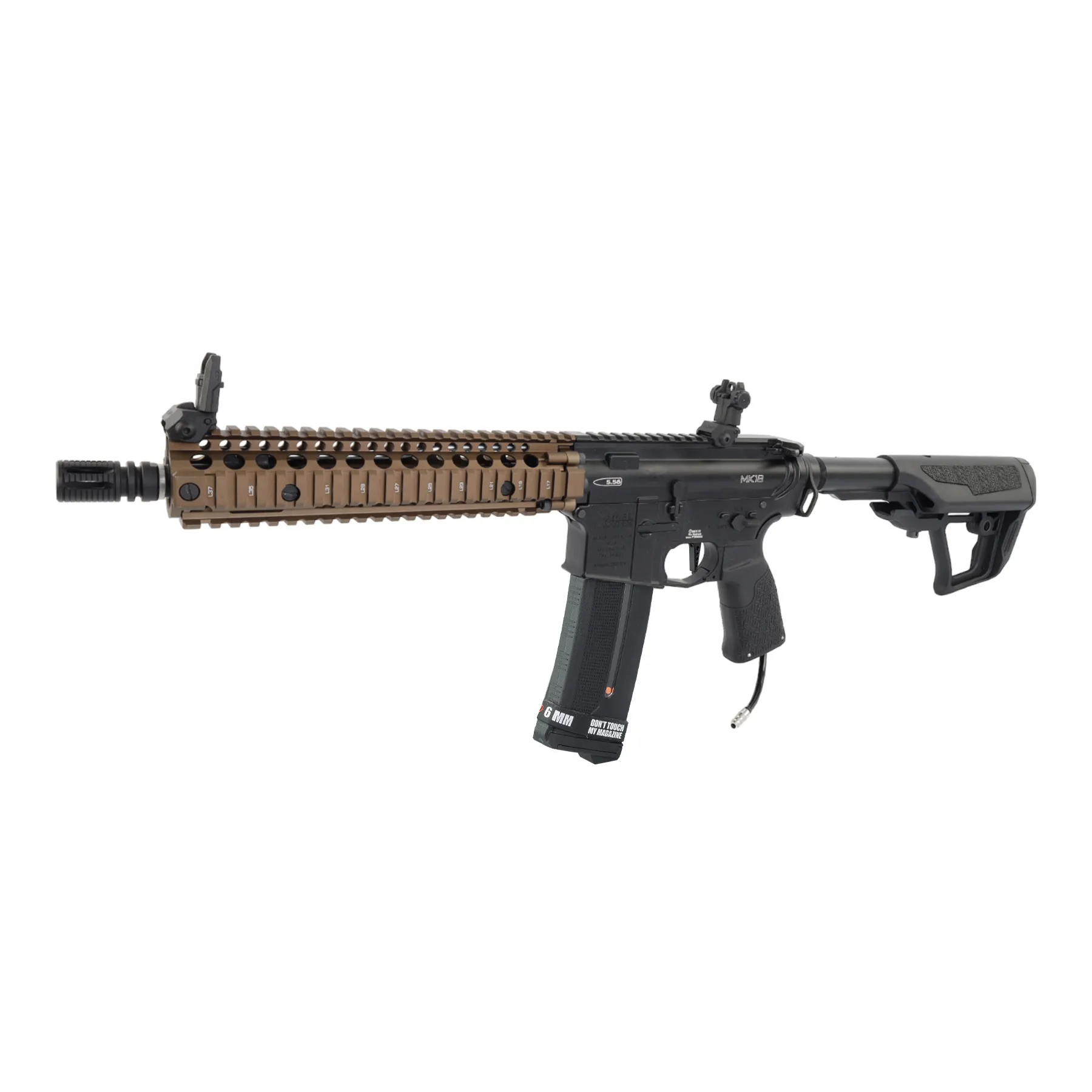 SAC x Wolverine Daniel Defense MK18 Split HPA, Dualtone SAC x Wolverine Daniel Defense MK18 Split HPA, Dualtone
