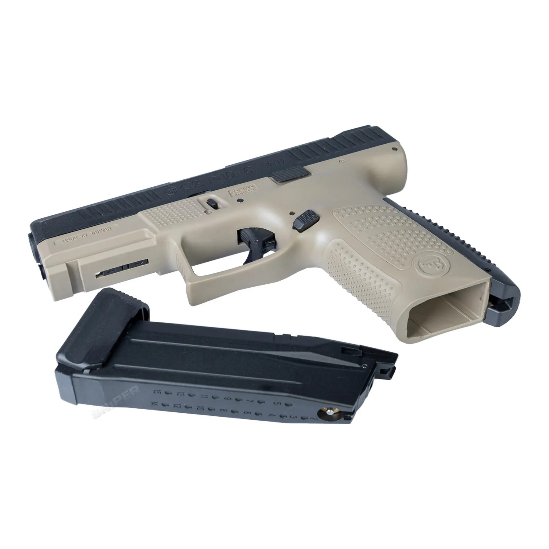 ASG CZ P-10C Dualtone Co2 Softair Pistole ASG CZ P-10C Dualtone Co2 Softair Pistole