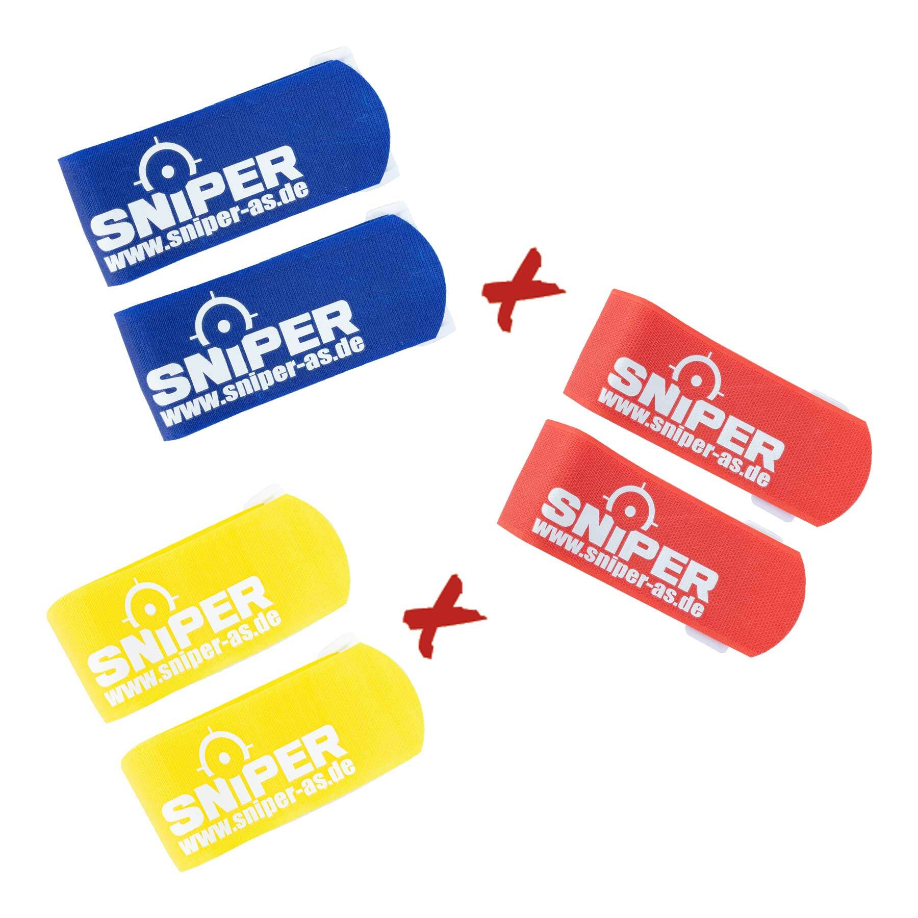Bundle Deal - Sniper Comfort Teamarmbänder 6er Set