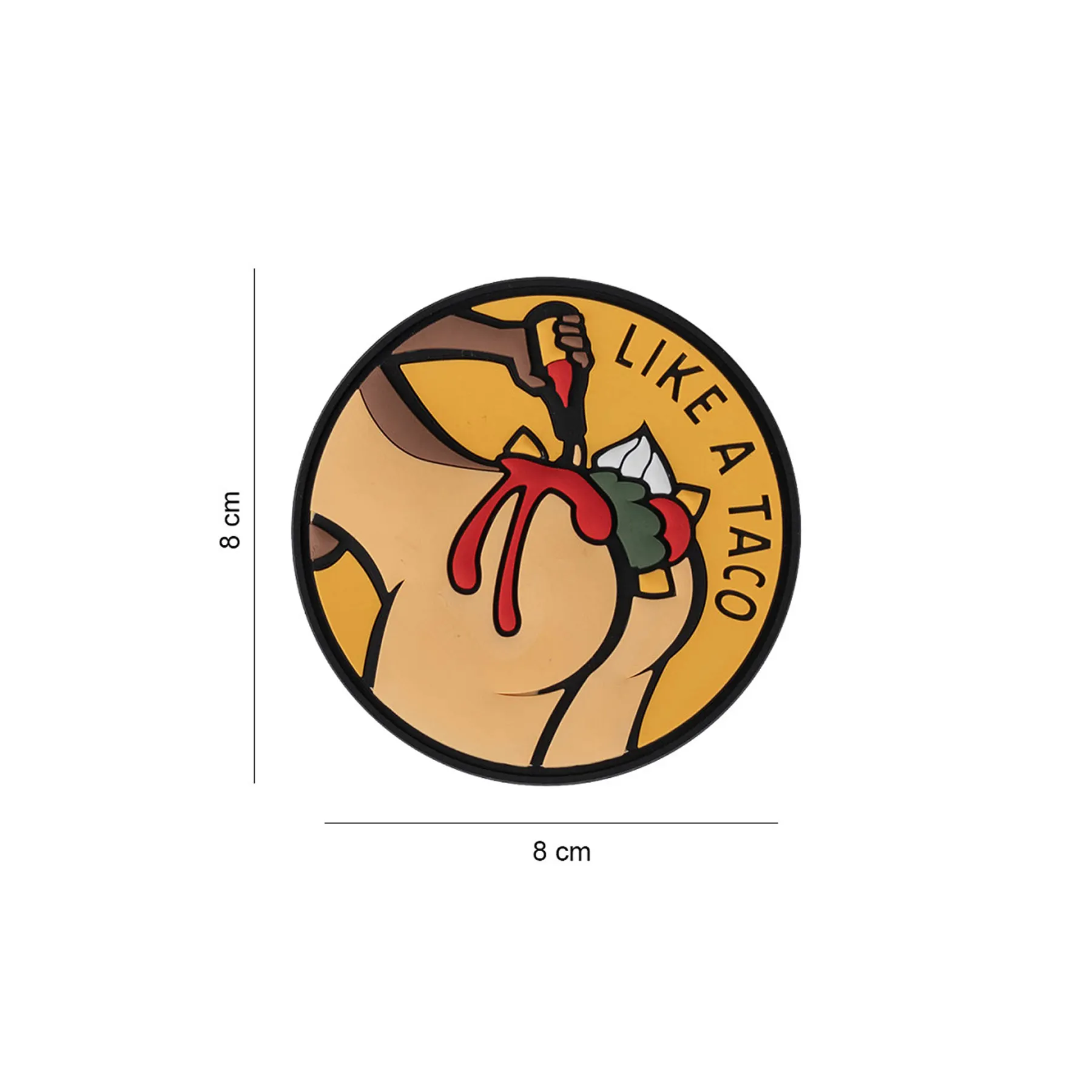 3D PVC Patch Like a Taco