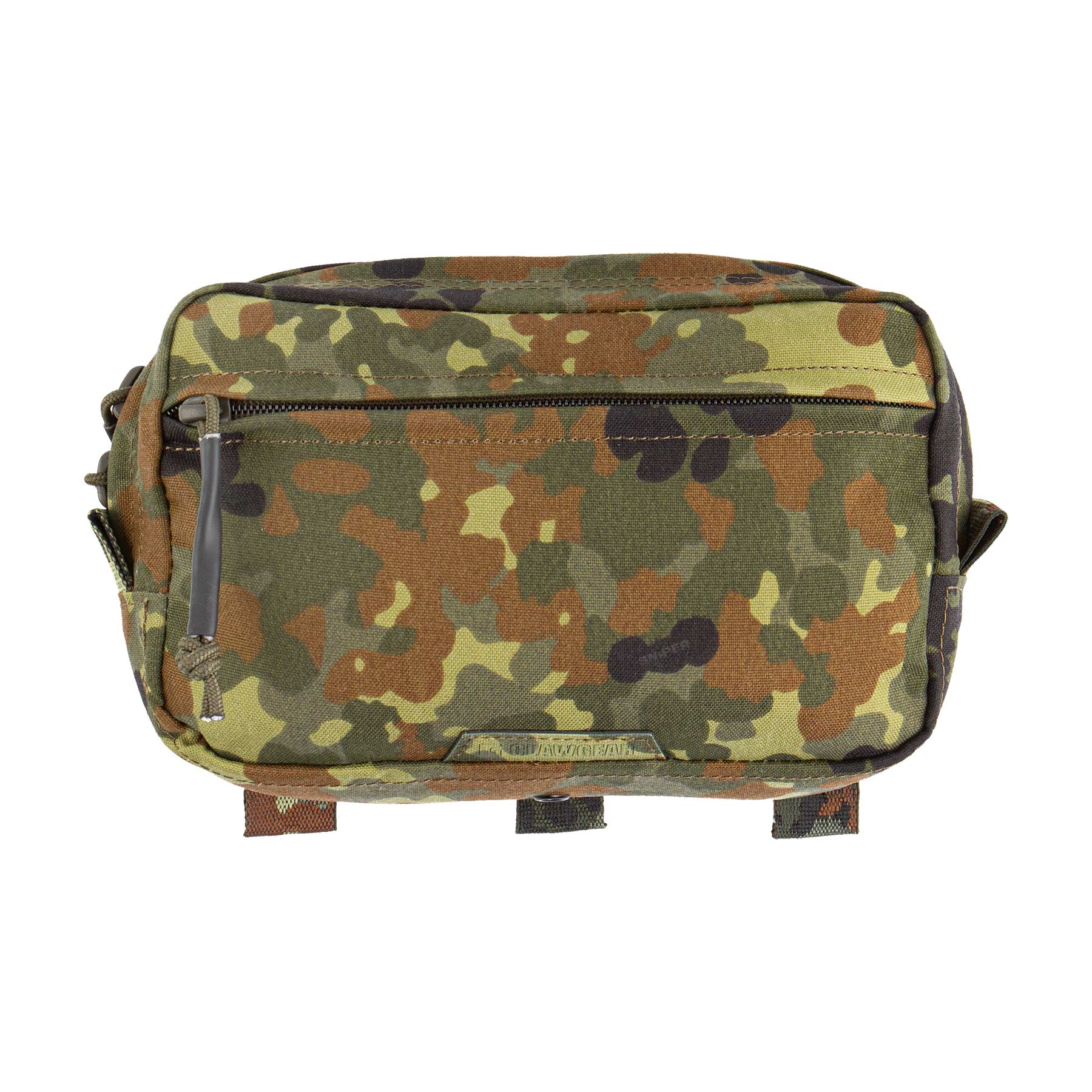 Medium Horizontal Utility Pouch Zipped Core, Flecktarn