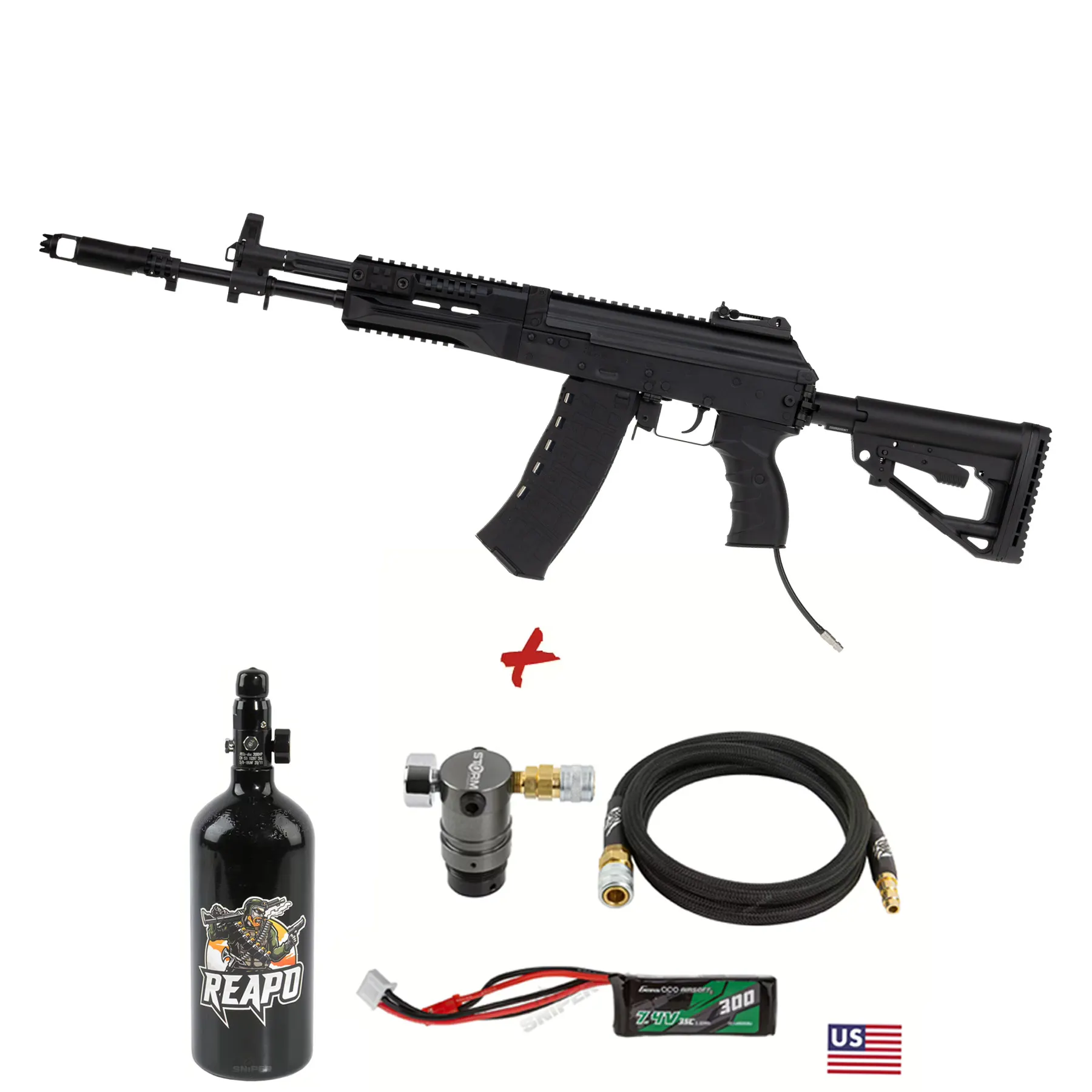 HPA Deal #2 - SAC x Wolverine Arcturus Full Metal AK12 ME HPA Lite Version, Black