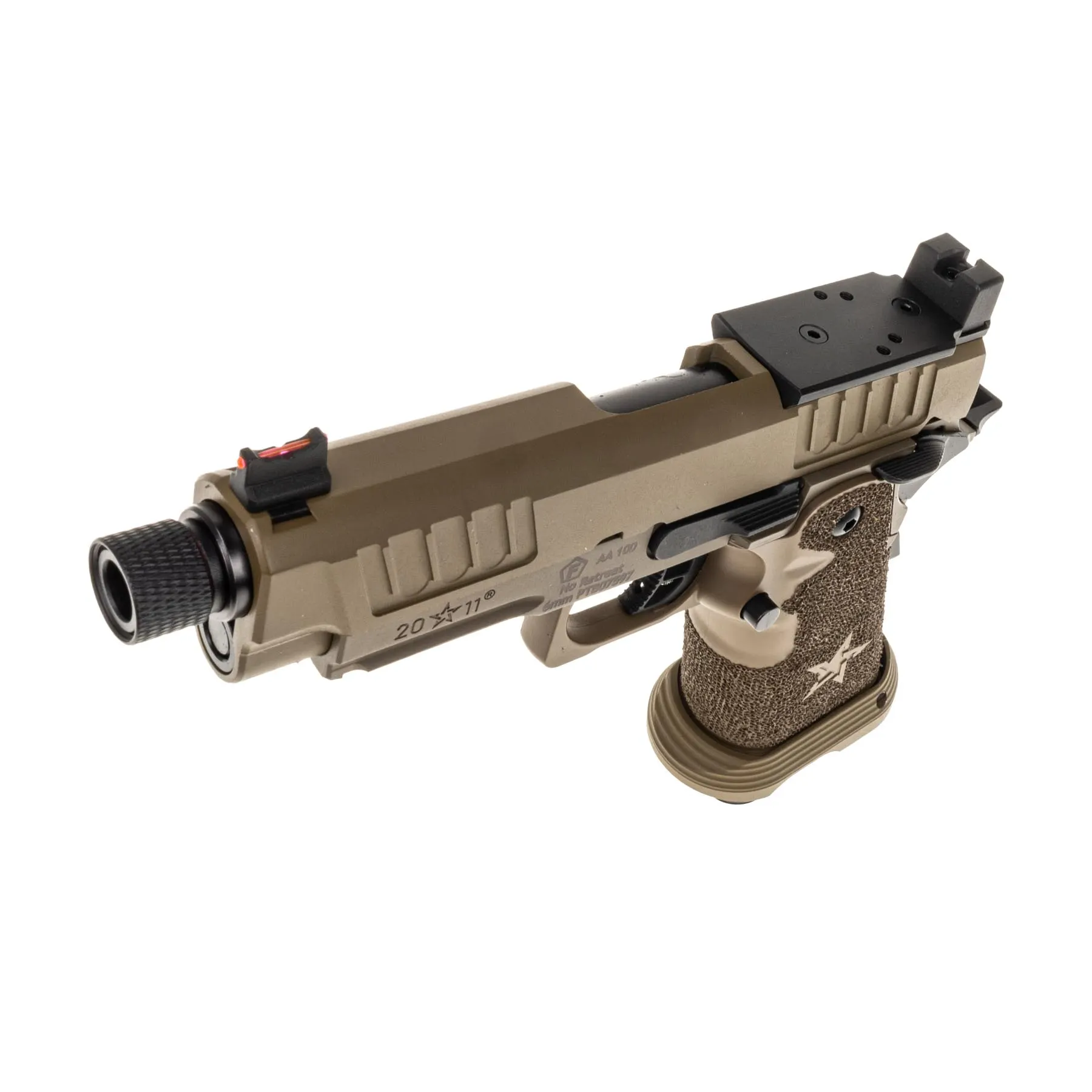 EMG Staccato C2 Compact T8 2011 GBB Softair Pistole, Tan