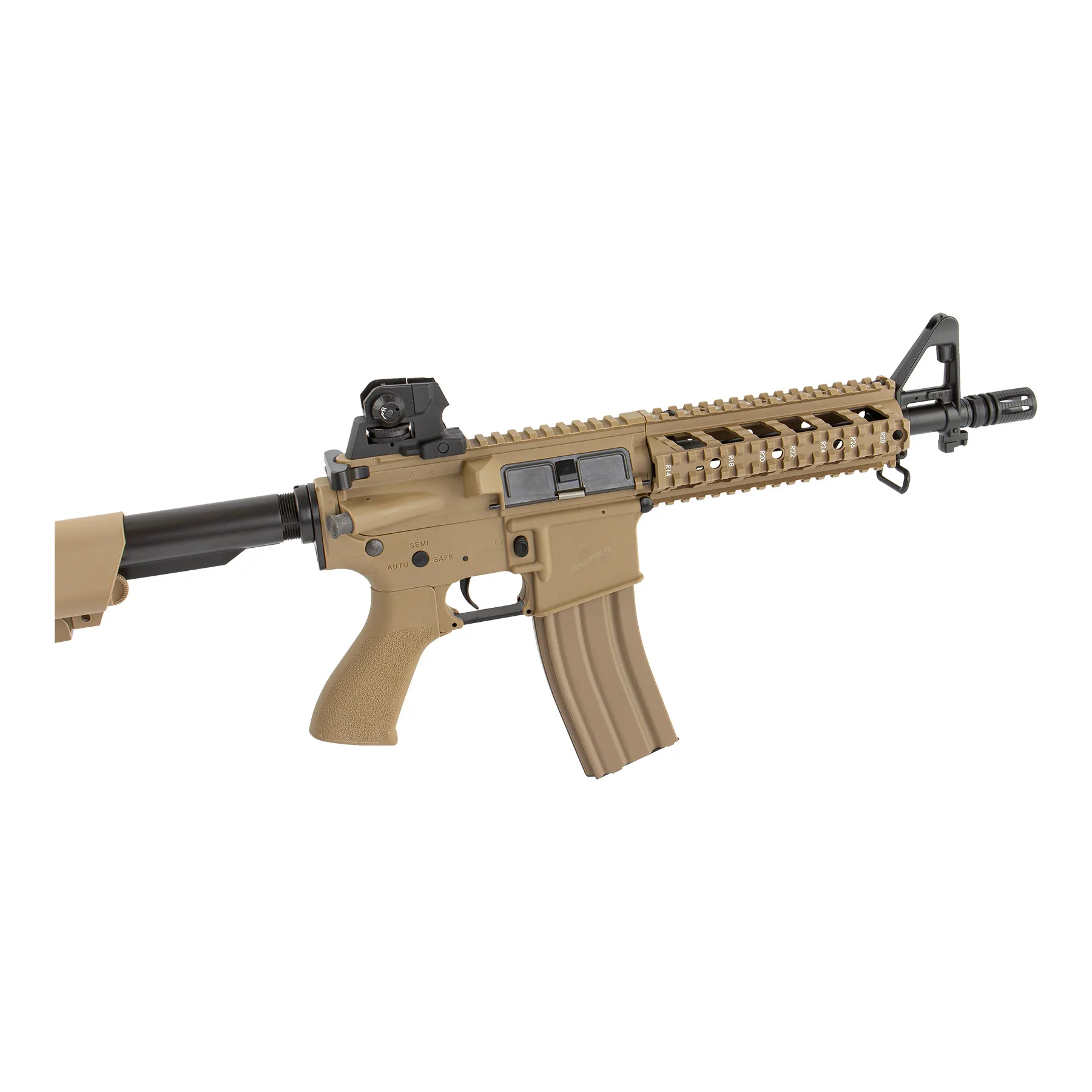 CM16 Raider, Desert < 0,5 Joule, AEG Softair Gewehr CM16 Raider, Desert < 0,5 Joule, AEG Softair Gewehr