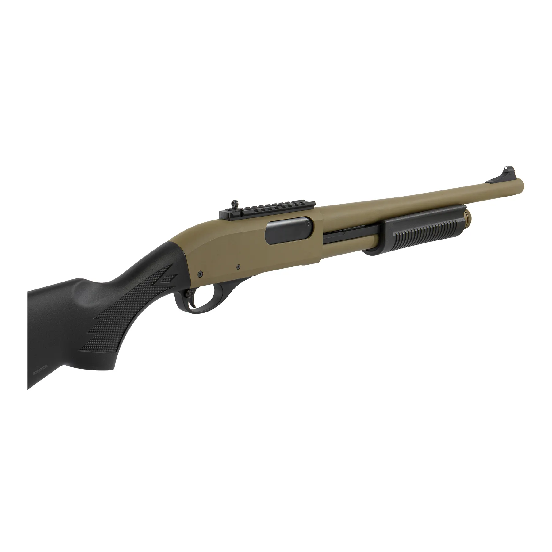M870 Tri-Shot Action Gas Pumpgun, Tan