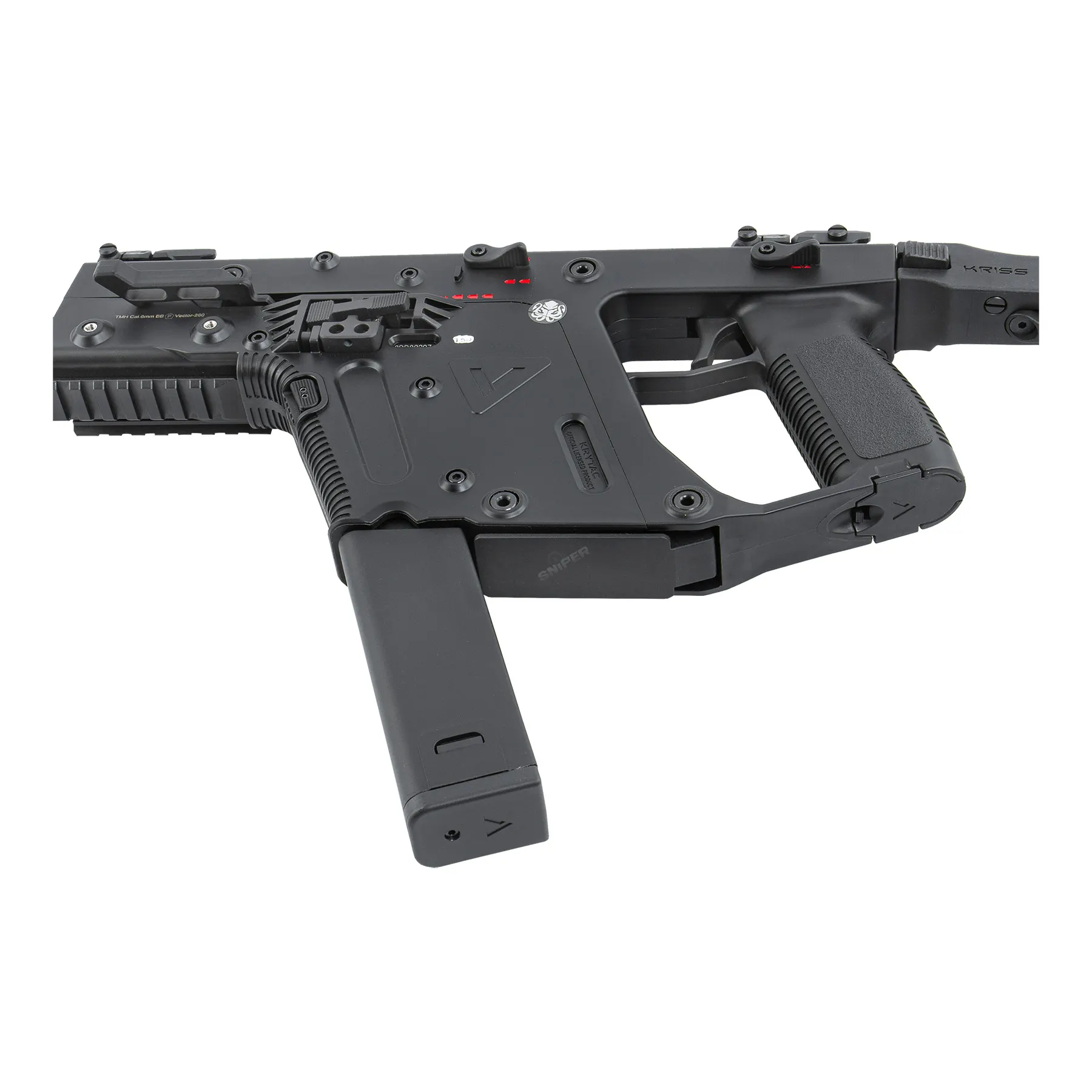 Kriss Vector w/ Mock Suppressor (S)AEG, Black Kriss Vector w/ Mock Suppressor (S)AEG, Black