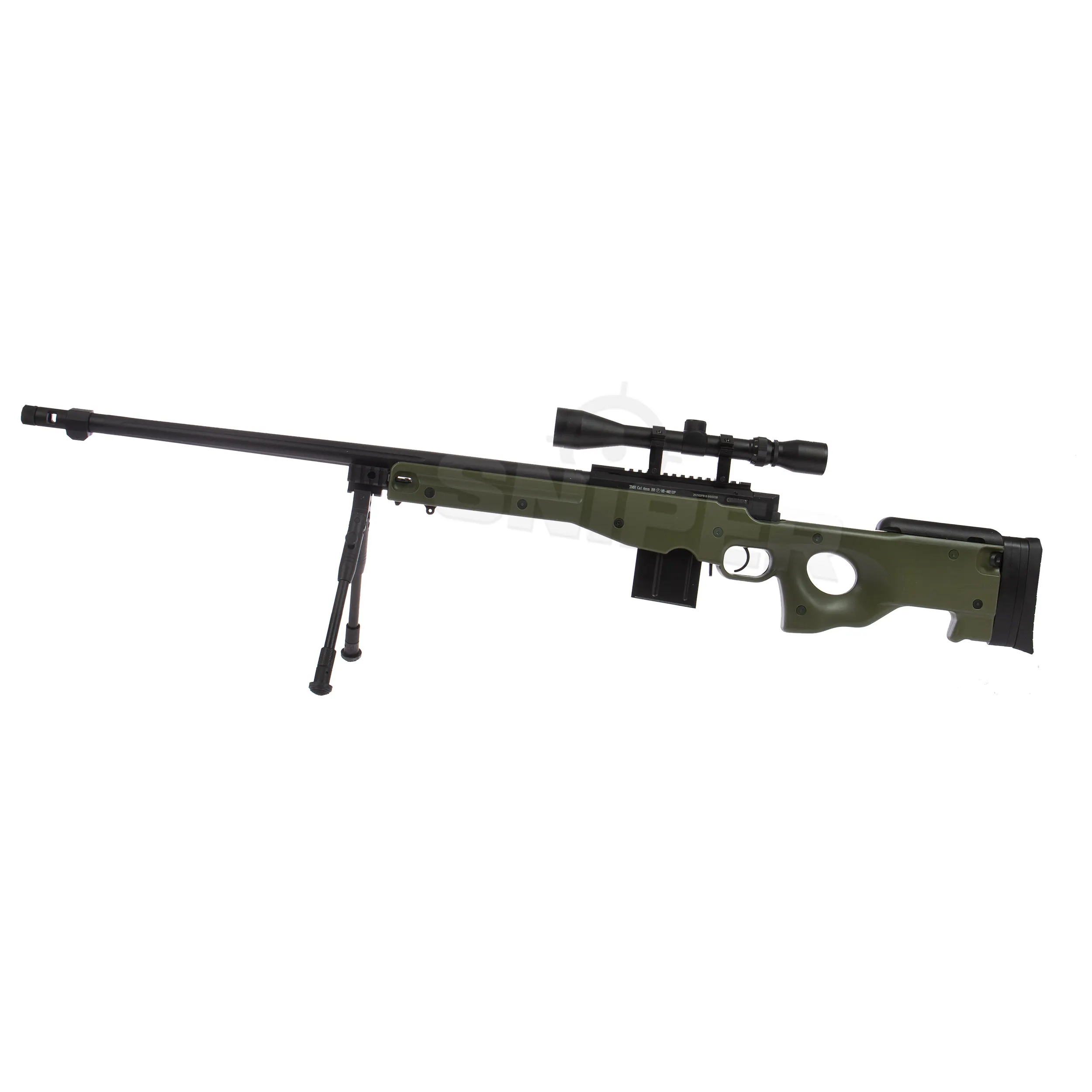 MB01 AWP FH Scharfschützengewehr Upgraded Softair Sniper Set, OD