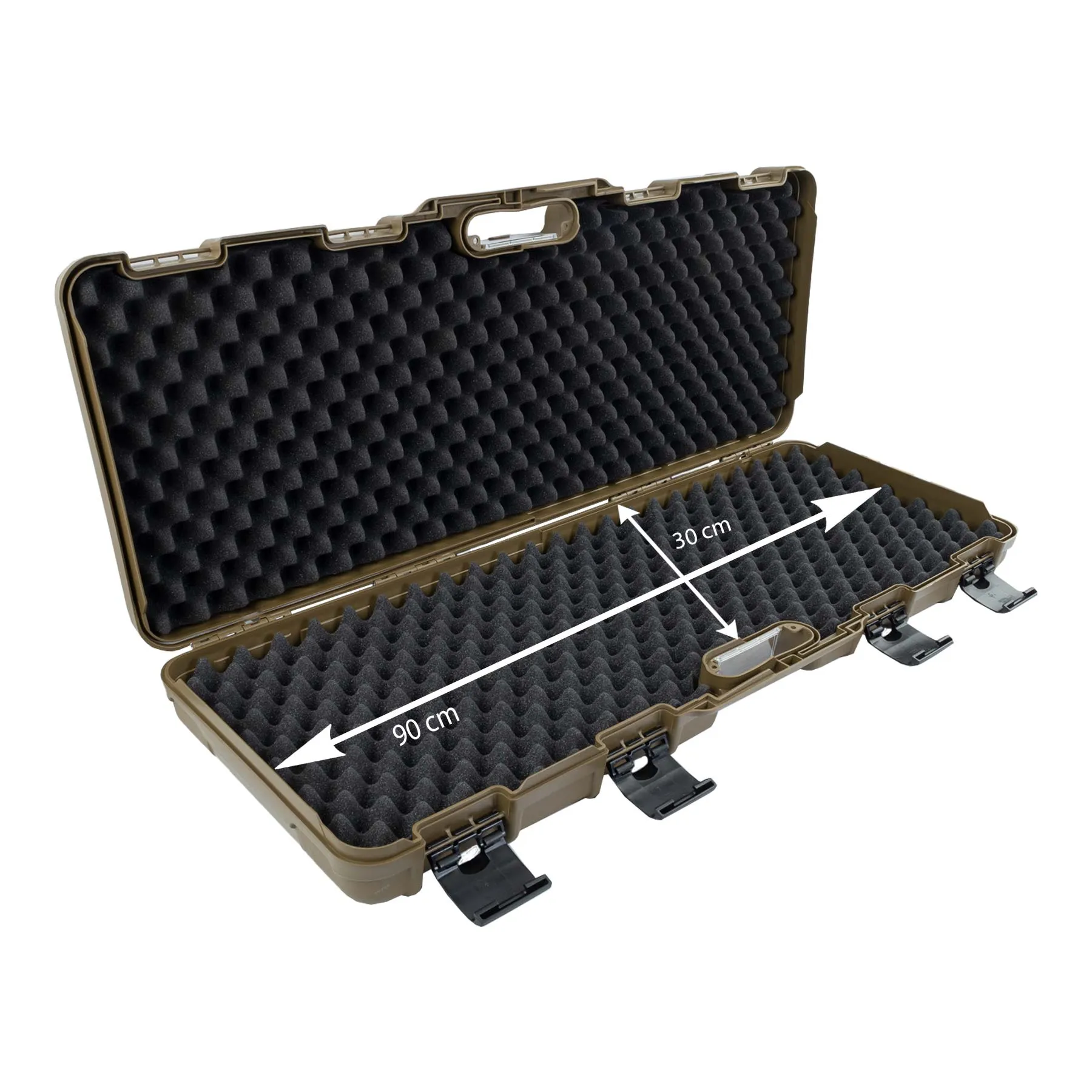 Reapo Waffenkoffer Large 90 cm, wave foam Coyote