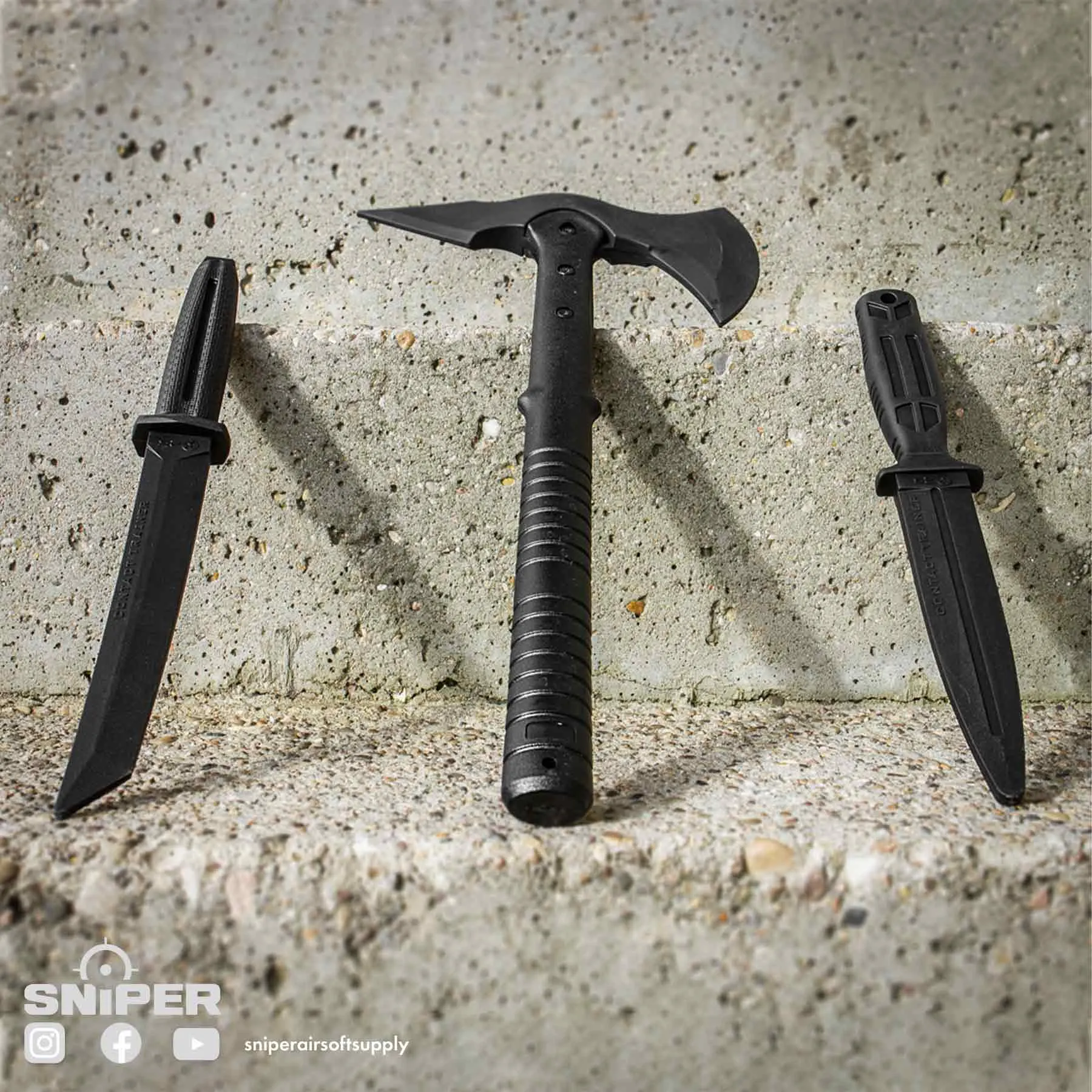 Trainingsmesser 18,4 cm, Black Trainingsmesser 28,5 cm, Black