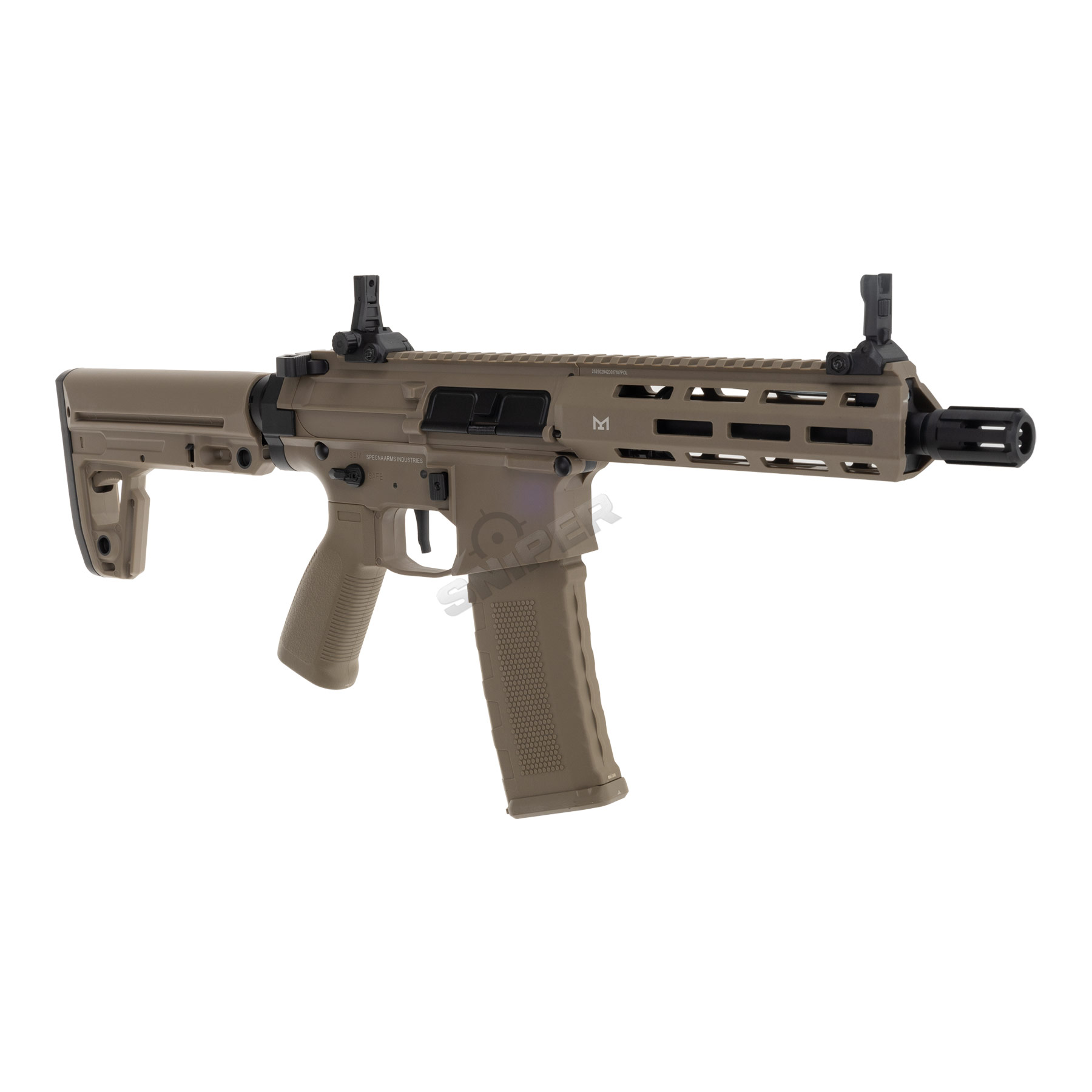Specna Arms SA-F20 Flex Tuned-Up w/ ETU < 0,5 Joule Softair Gewehr, Tan