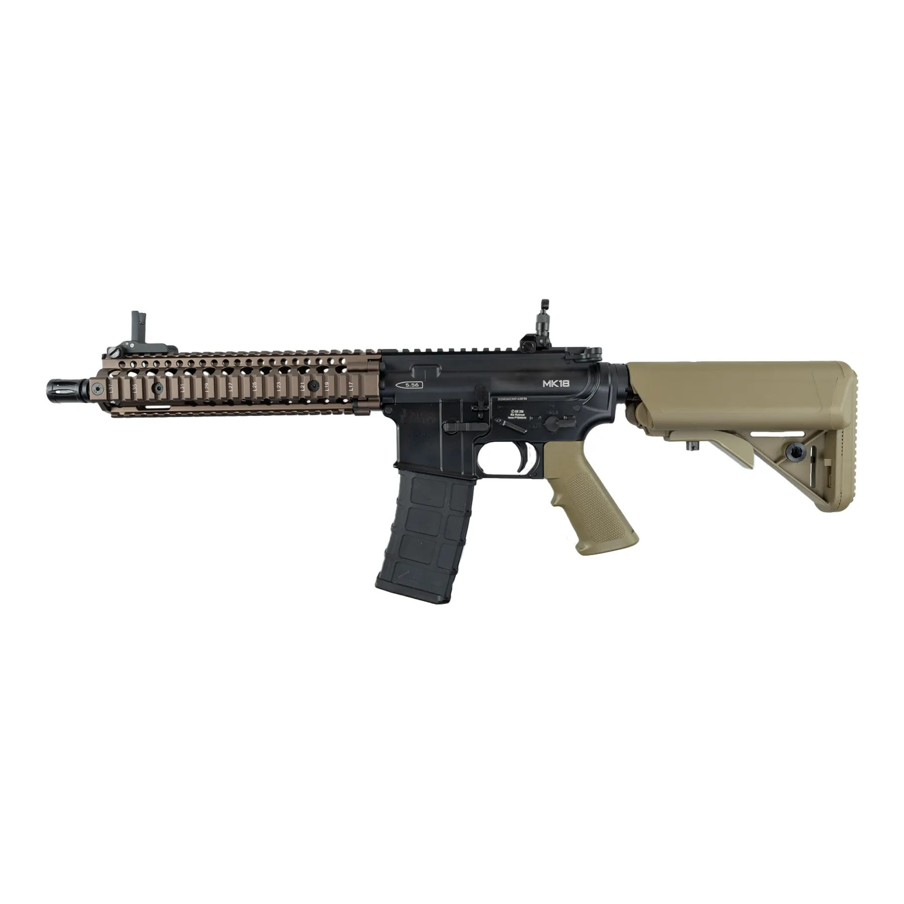 Golden Eagle Daniel Defense MK18 GBB, Dualtone