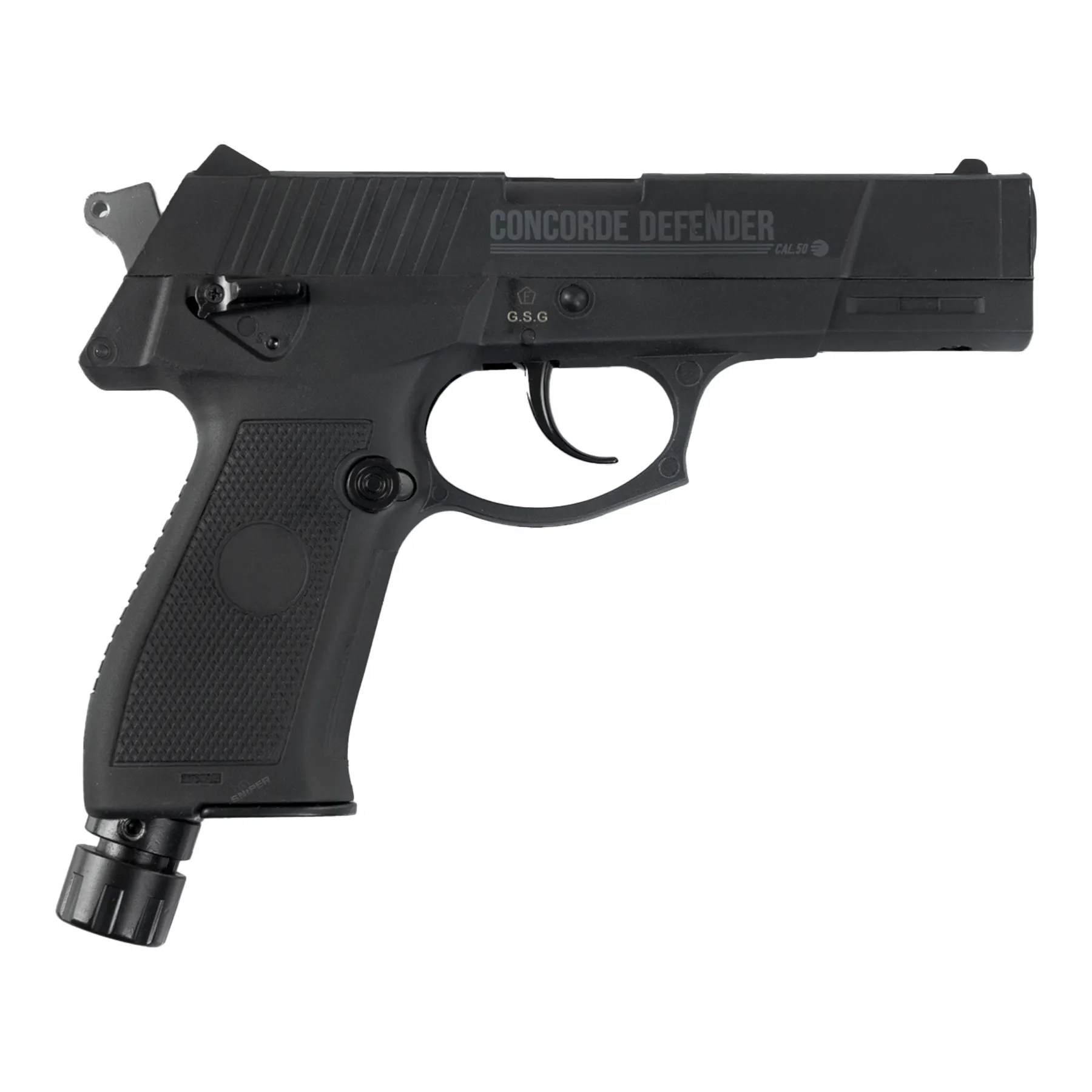 RAM Pistole Concorde Defender 50 Cal, Black
