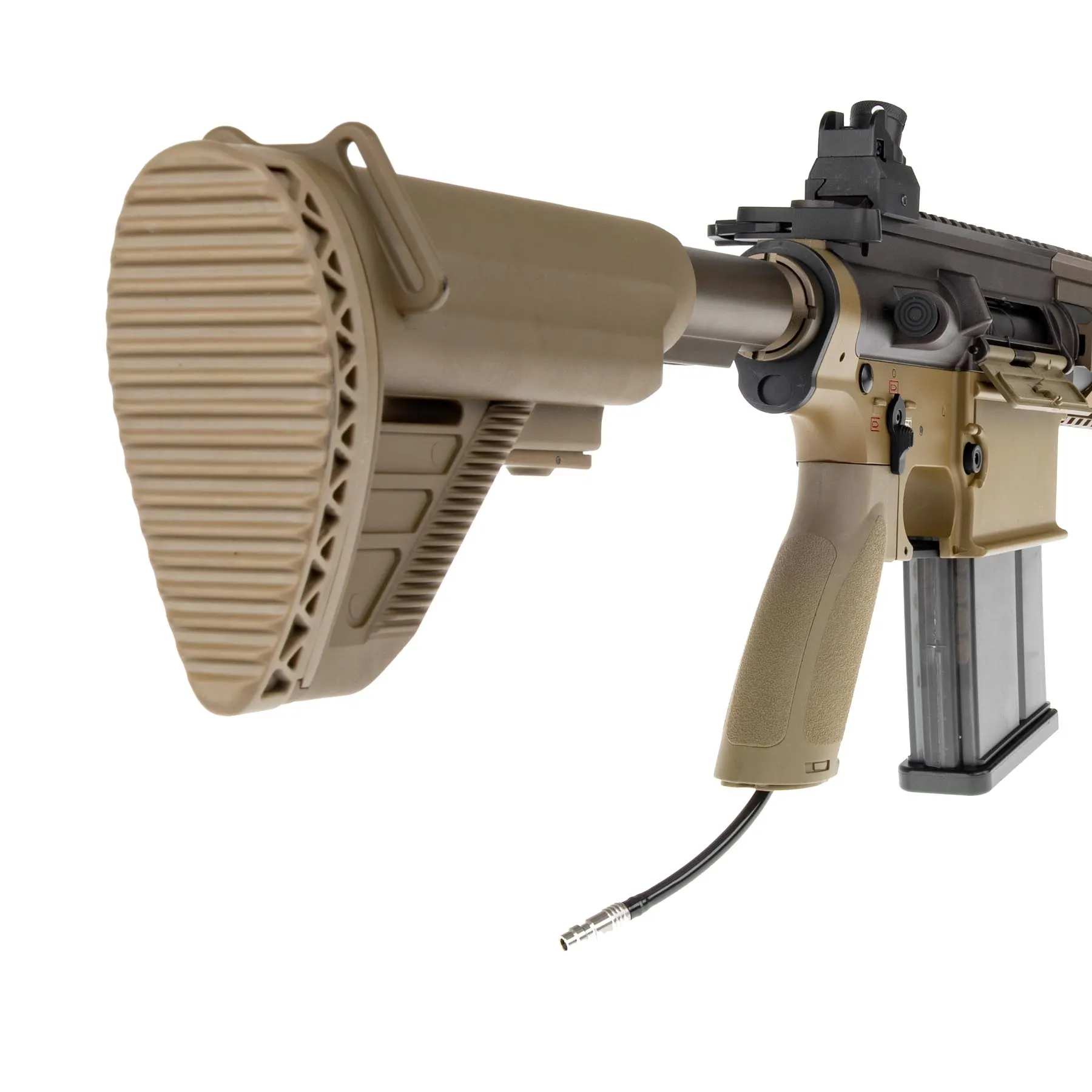 SAC x Wolverine GE17 HPA DMR Rifle, Tan