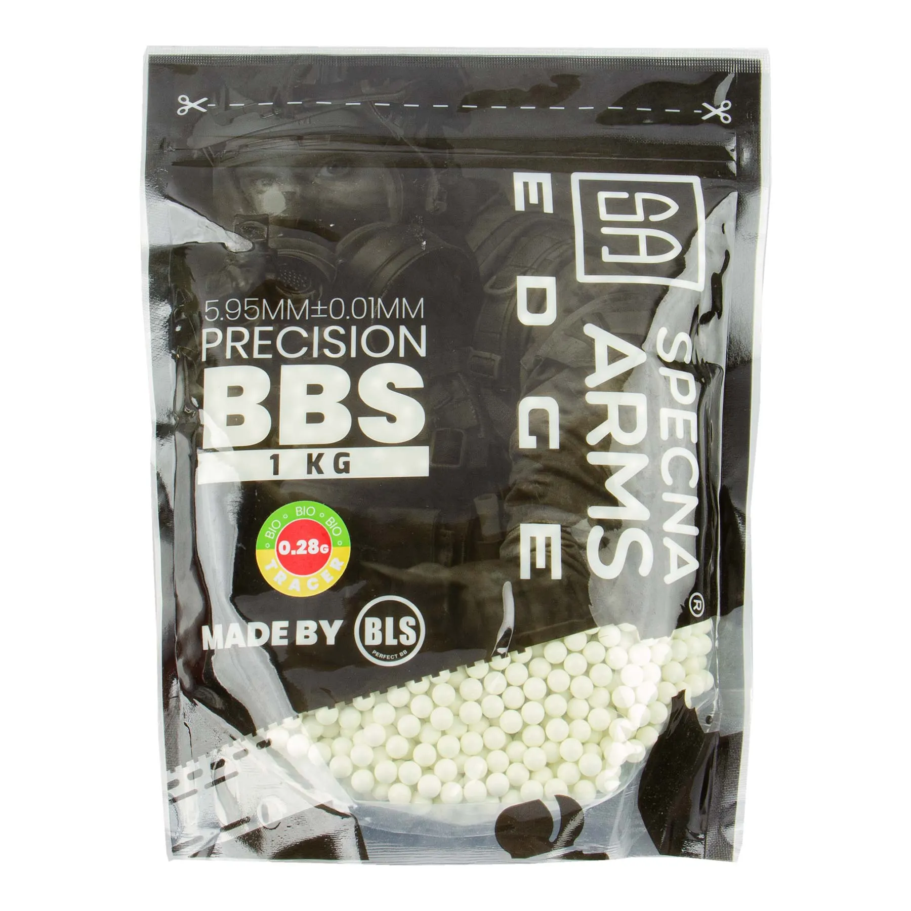 Specna Arms Edge 0,28g Tracer Bio BBs Grün, 1kg