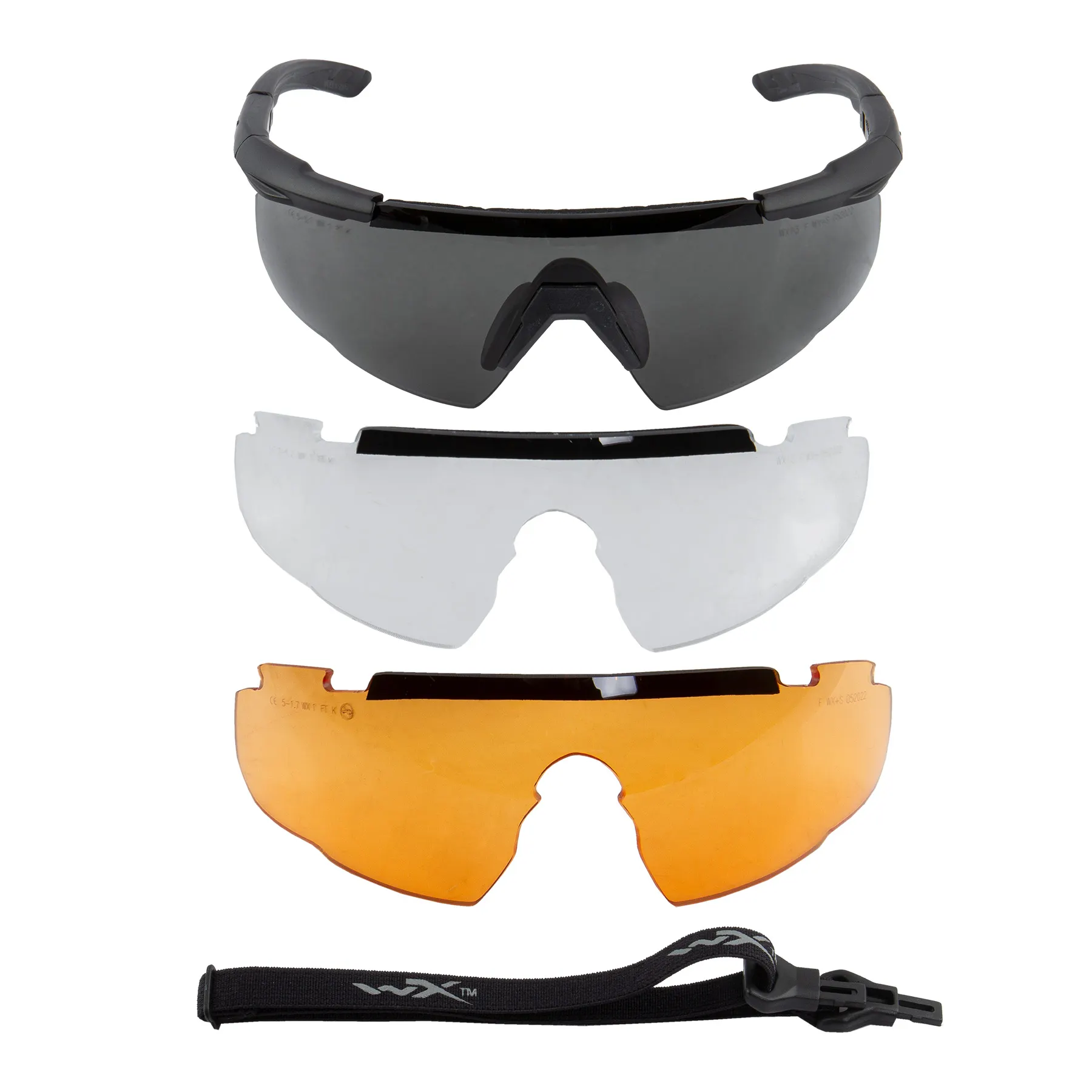 WileyX Saber Advanced Goggles, Grey/Clear/Light Lens WileyX Saber Advanced Goggles, Grey/Clear/Light Lens