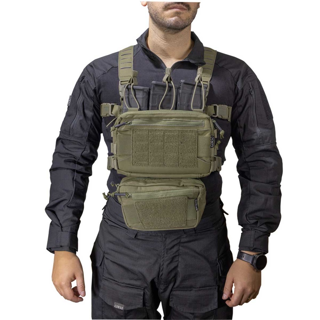 Corso Tactical Chest Rig Flint MK1, Ranger Green