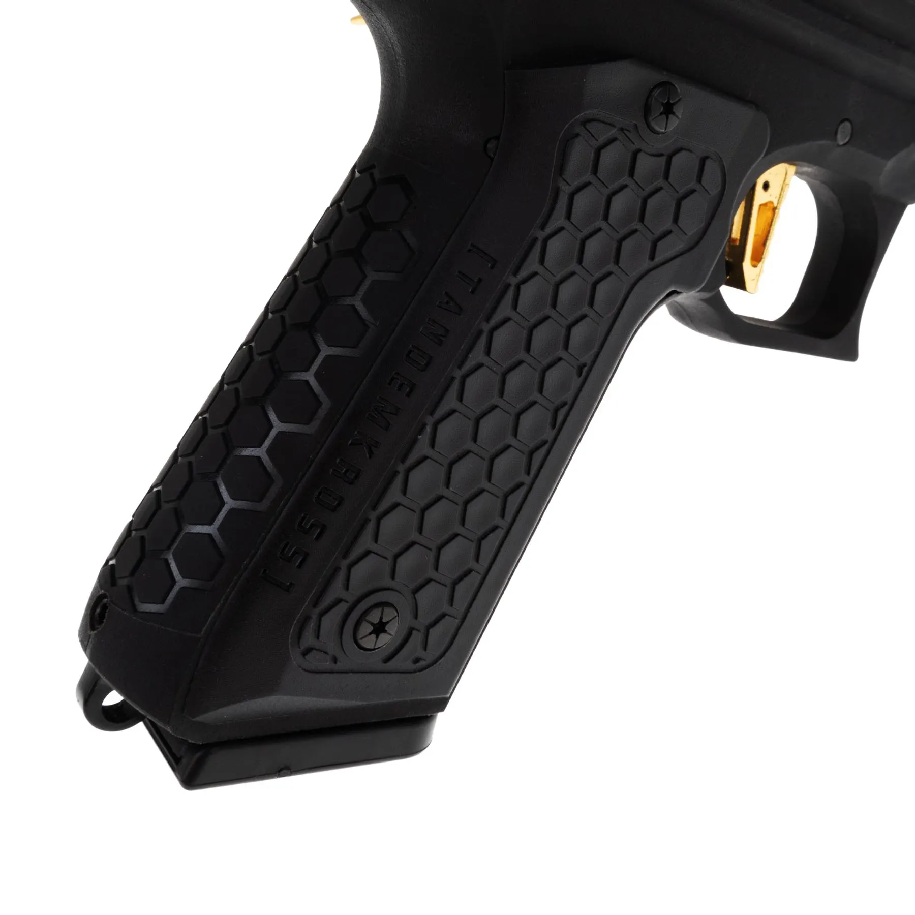 Lancer Tandemkross Cthulhu GBB Softair Pistole, Black/Gold