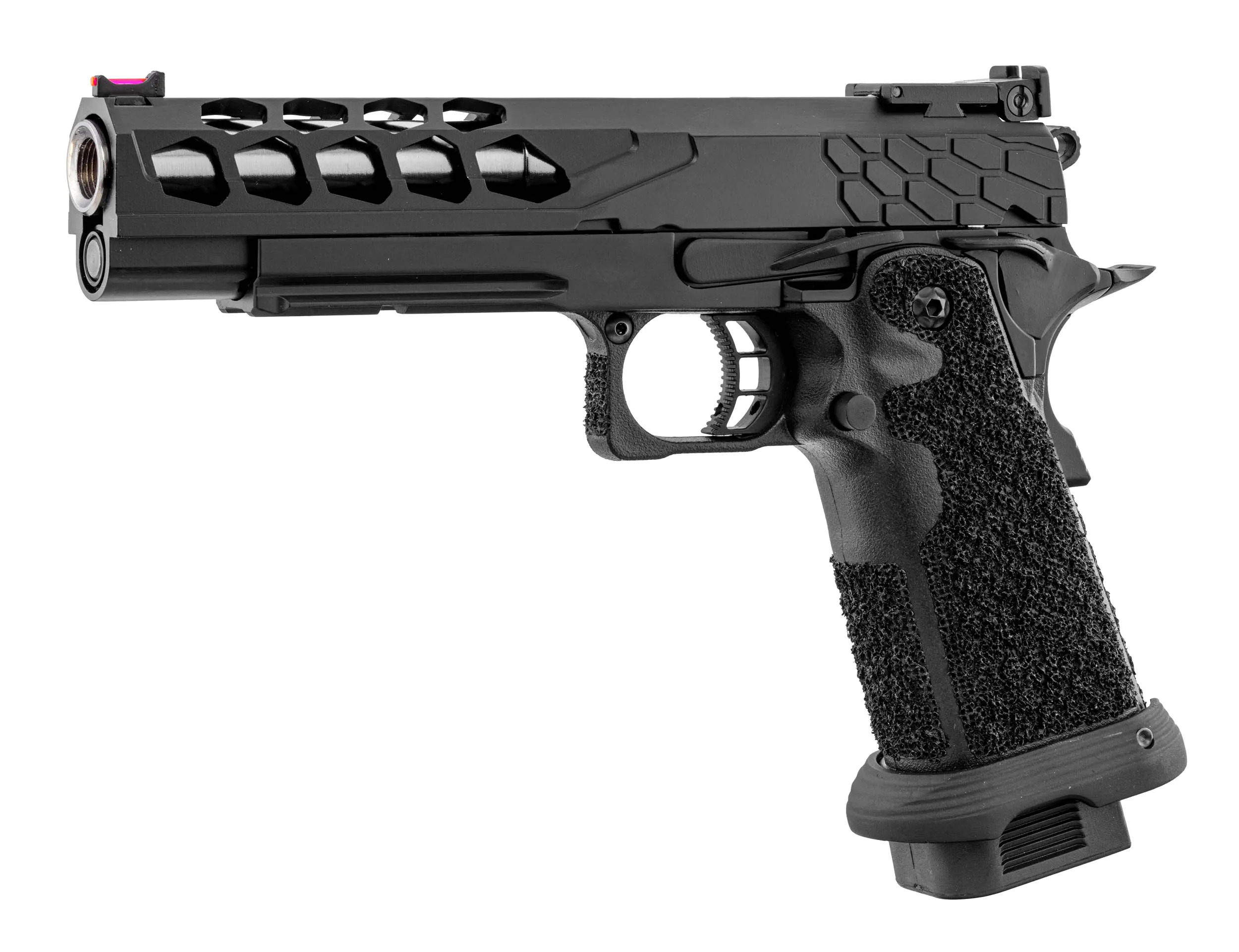 Lancer Tactical LTX-7B Stryk Hi-Capa GBB Softairpistole, Black