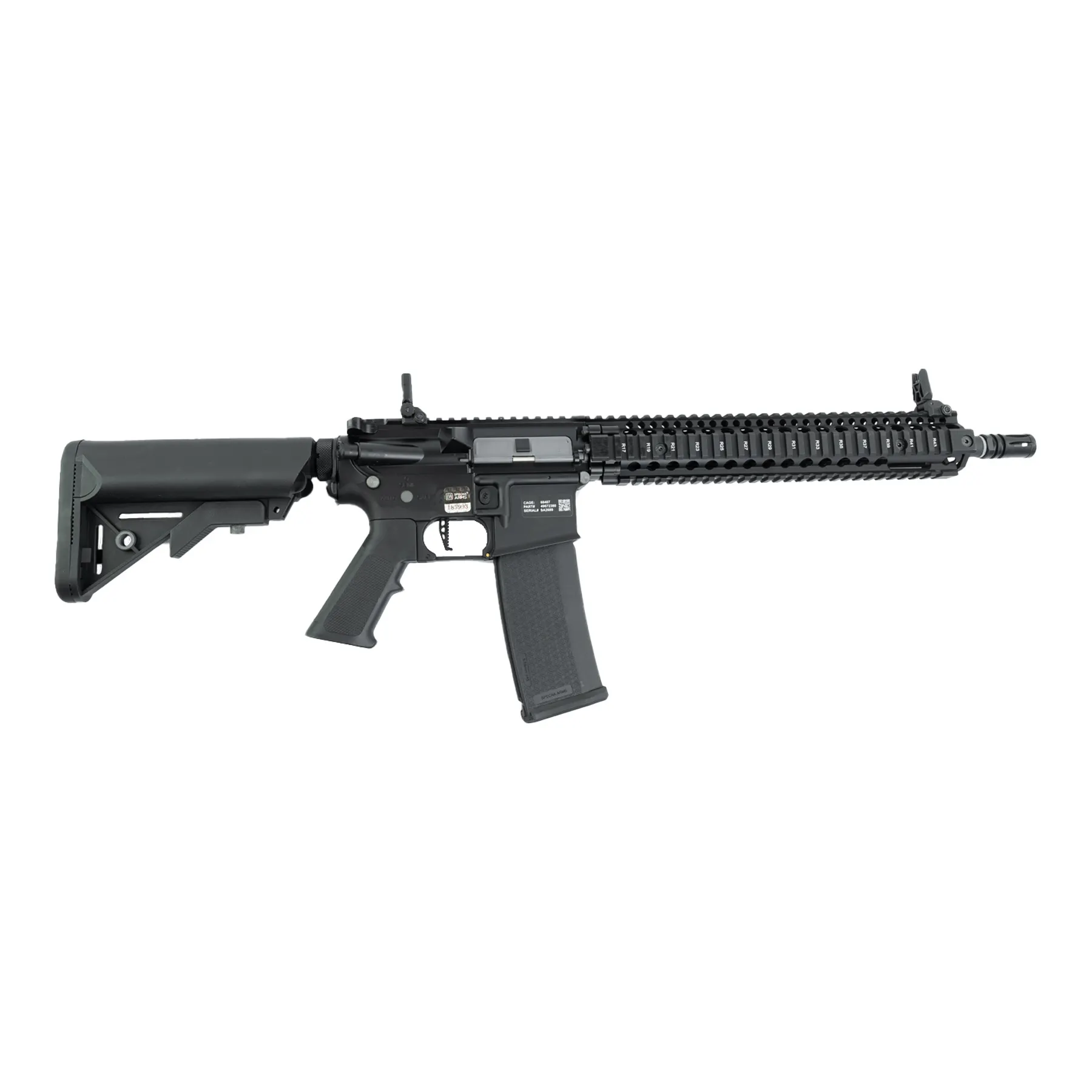 SA-E26 Edge 2.0 Daniel Defense MK18 (S)AEG, Black