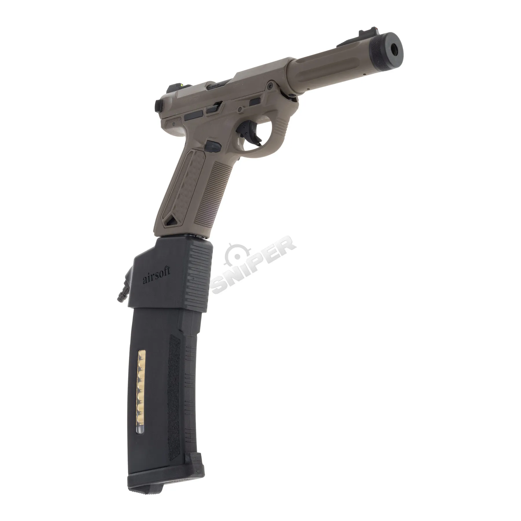 HPA Set Action Army AAP 01 + Bottle + Dominator US + PTS, Tan HPA Set Action Army AAP 01 + Dominator US + PTS, Tan