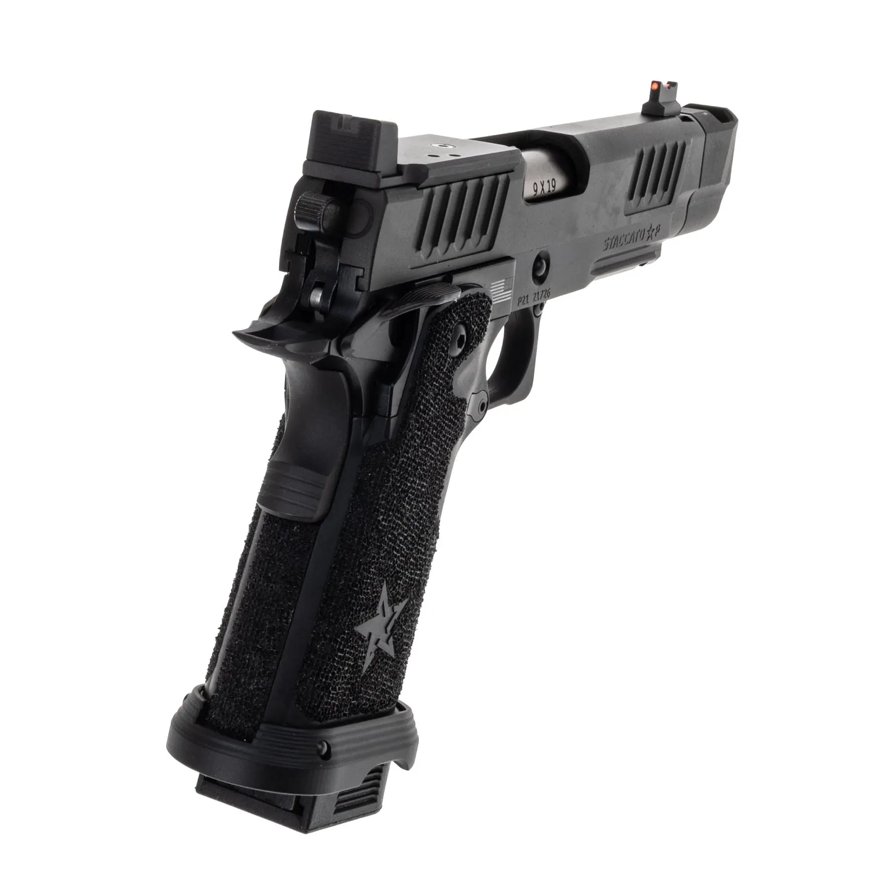 EMG Staccato P New Version w/ COMP GBB Softair Pistole, Black