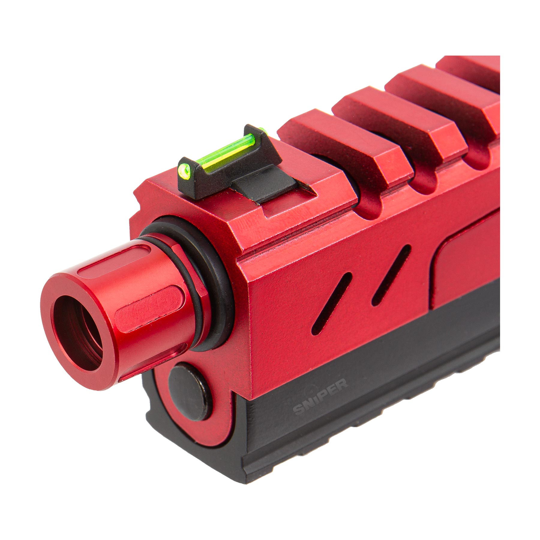 Vorsk Hi-Capa 5.1 Red/Black Split Slide GBB Softair Pistole
