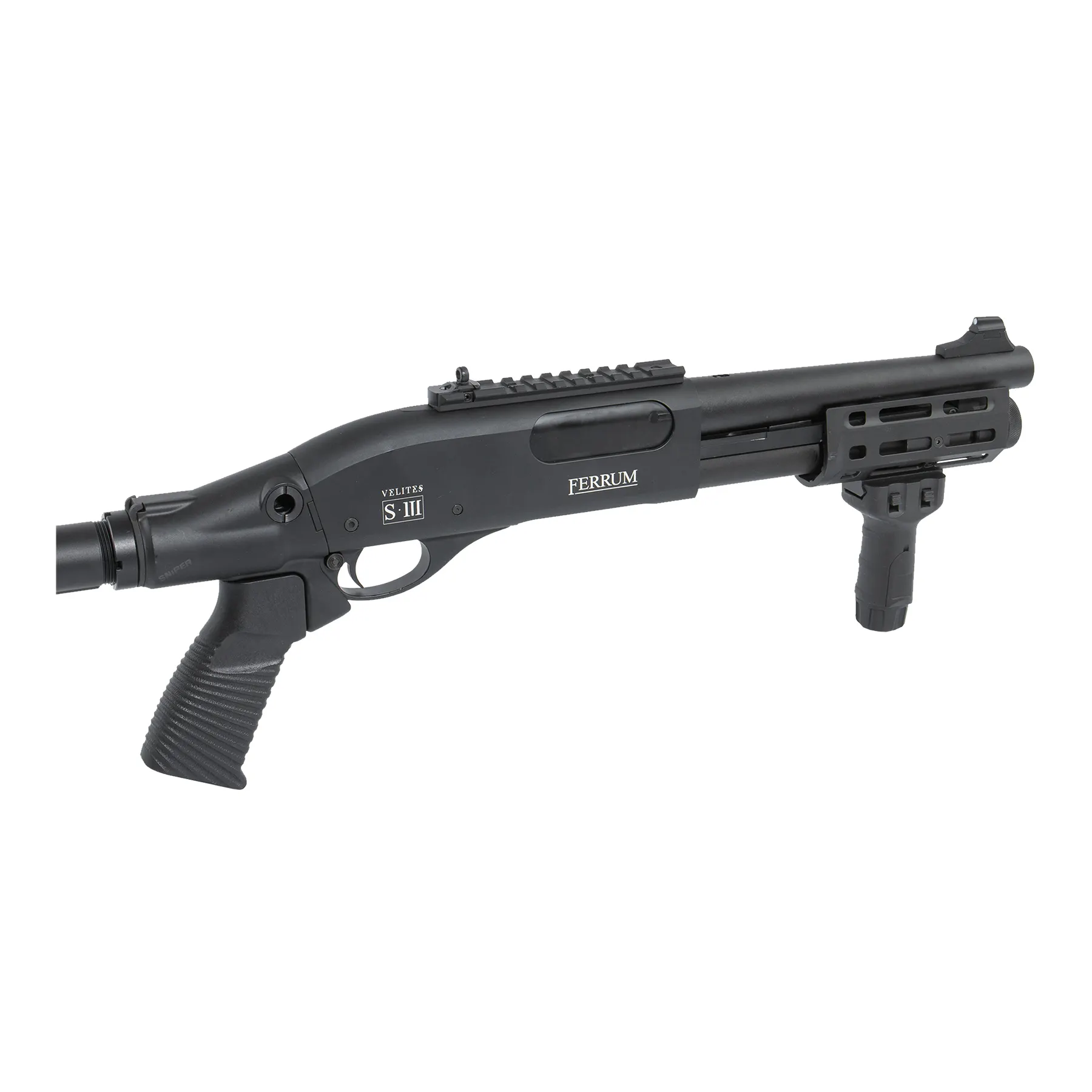 Velites Ferrum Pumpgun S-III, Black