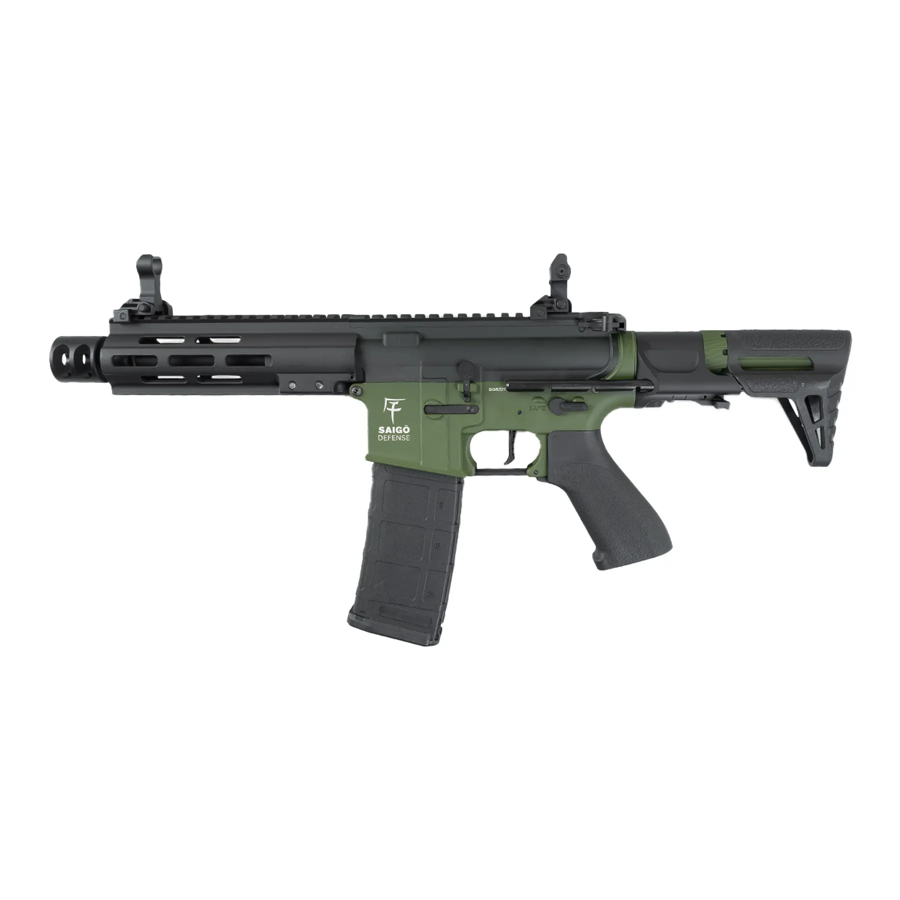 Saigo Defense Bushido Rei ETU M4 (S)AEG, OD