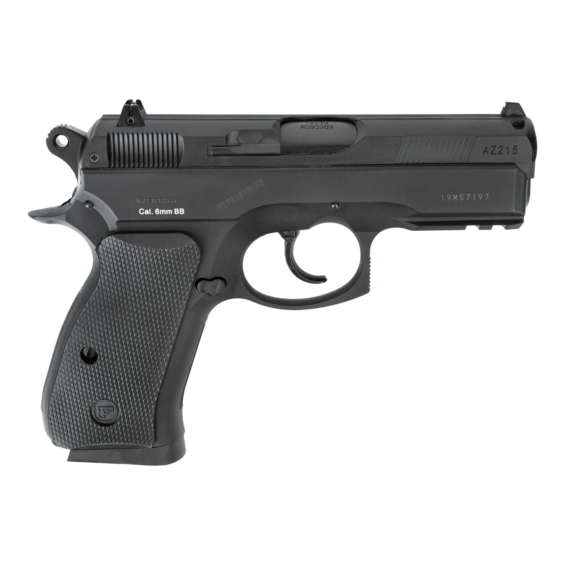 ASG CZ 75D Compact CO2 NBB Softair Pistole