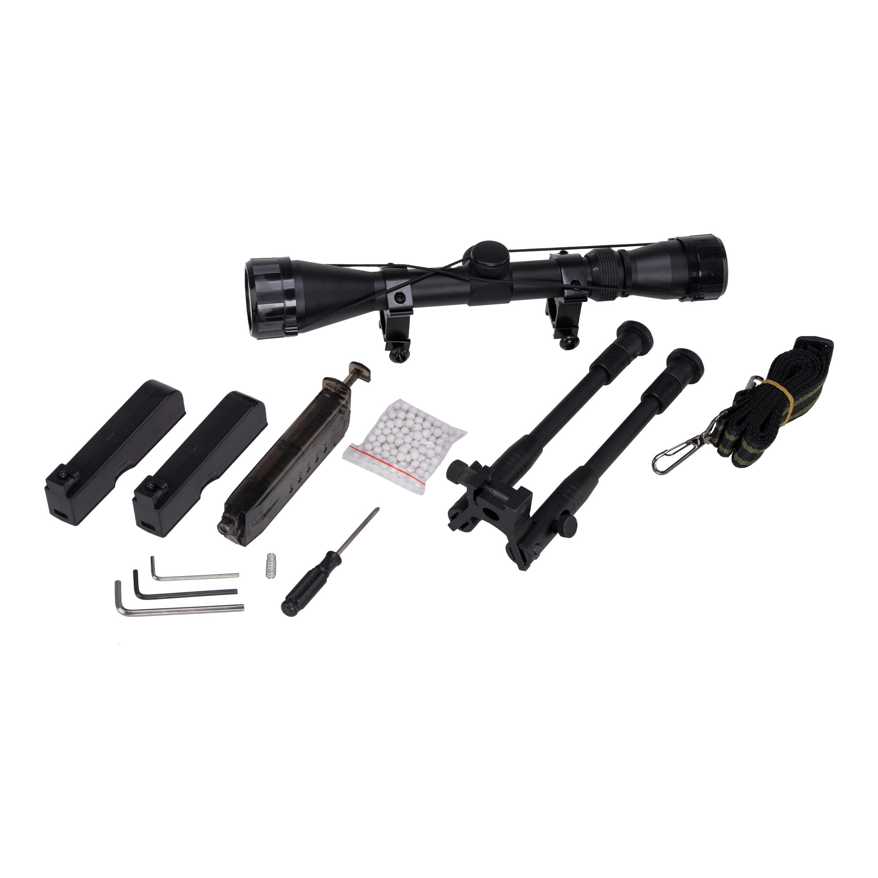Specna Arms SA-S12 Scharfschützengewehr w/ Scope & Bipod, Olive