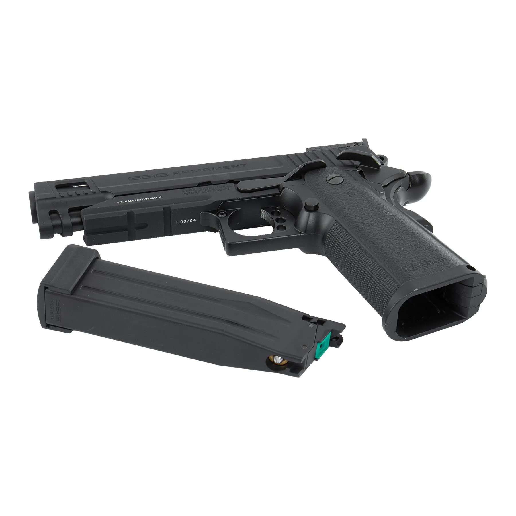 G&G GPM1911 CP MS Full Metal GBB, Black