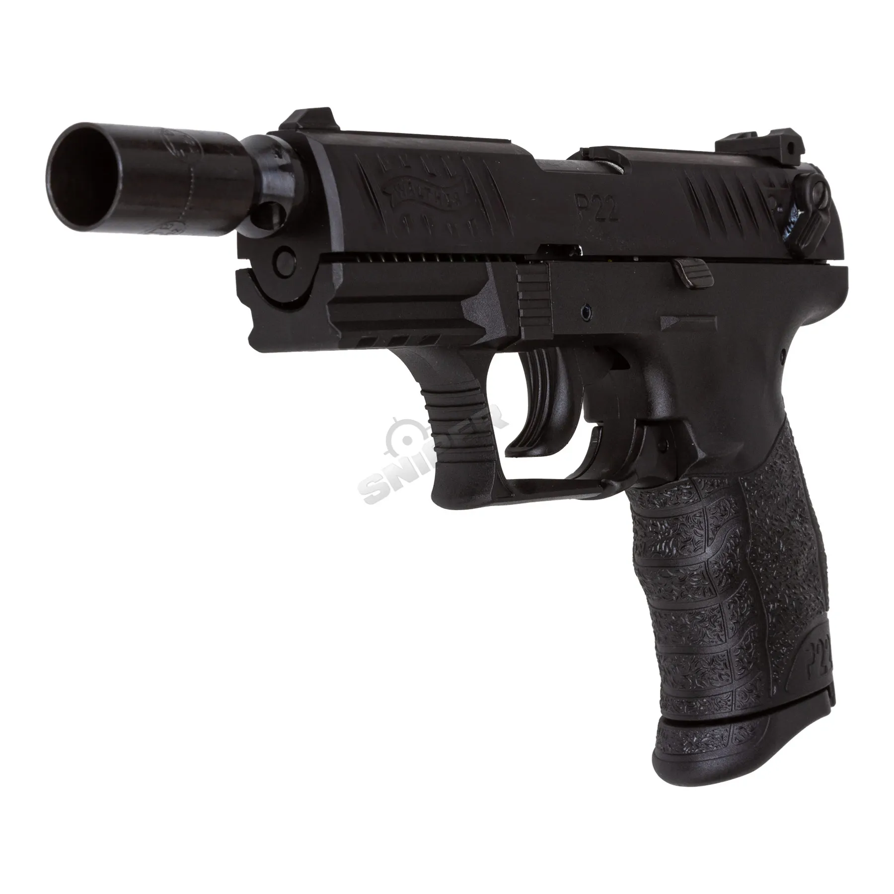 Walther P22Q 9mm P.A.K. Schreckschusspistole R2D-Kit, Black