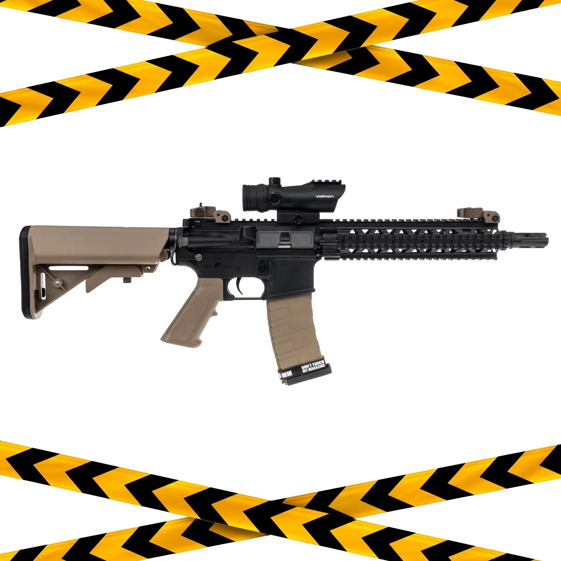 B-Ware CM18 MOD1 0,5 Joule AEG Softair Gewehr, Black