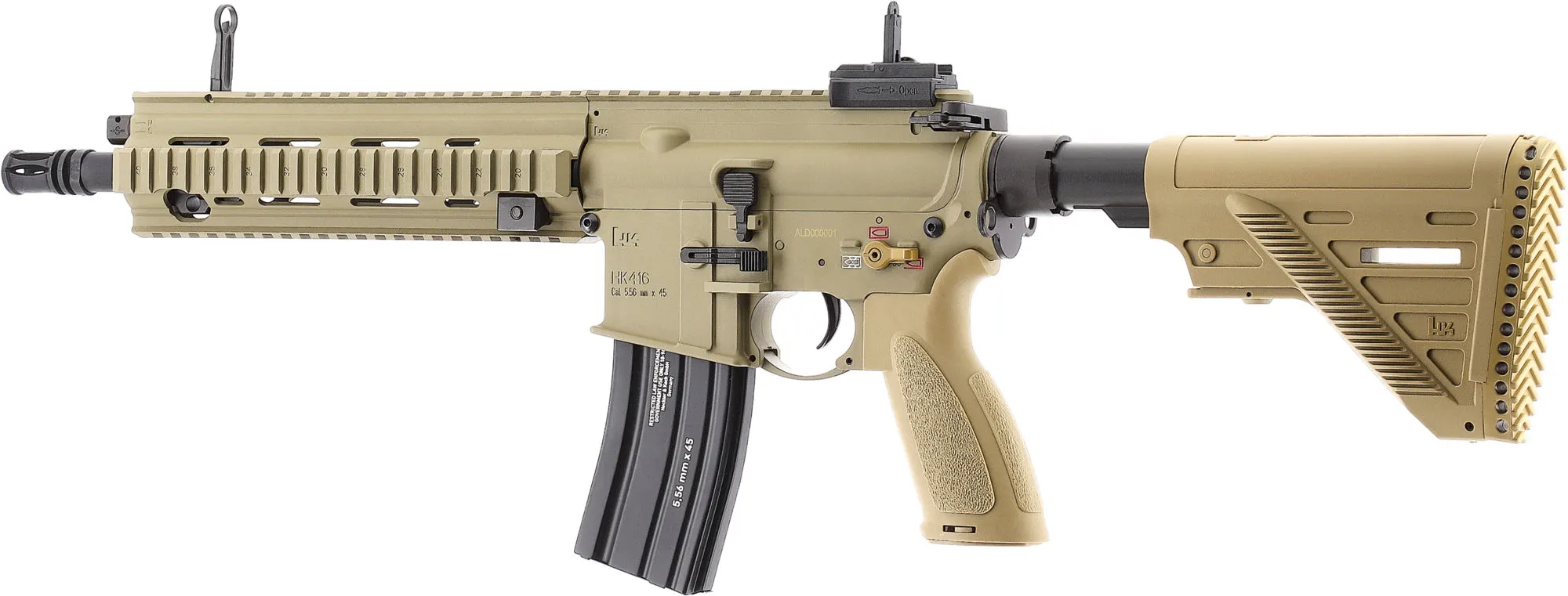 Heckler und Koch HK416 A5 EyeTrace SL (S)AEG, Tan/Brown