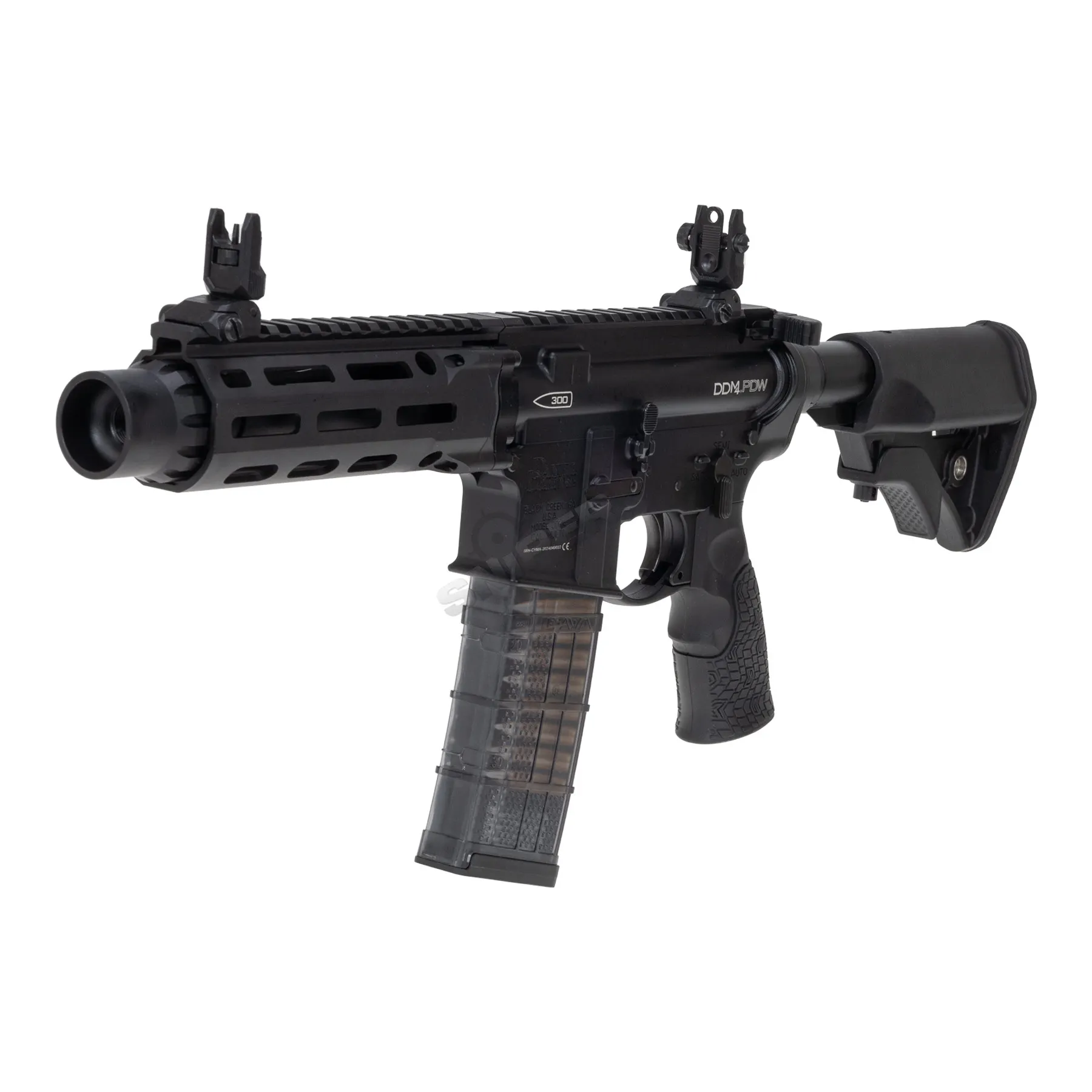 EMG x Daniel Defense DDM4 PDW SBR GBB, Black EMG x Daniel Defense DDM4 PDW SBR GBB, Black