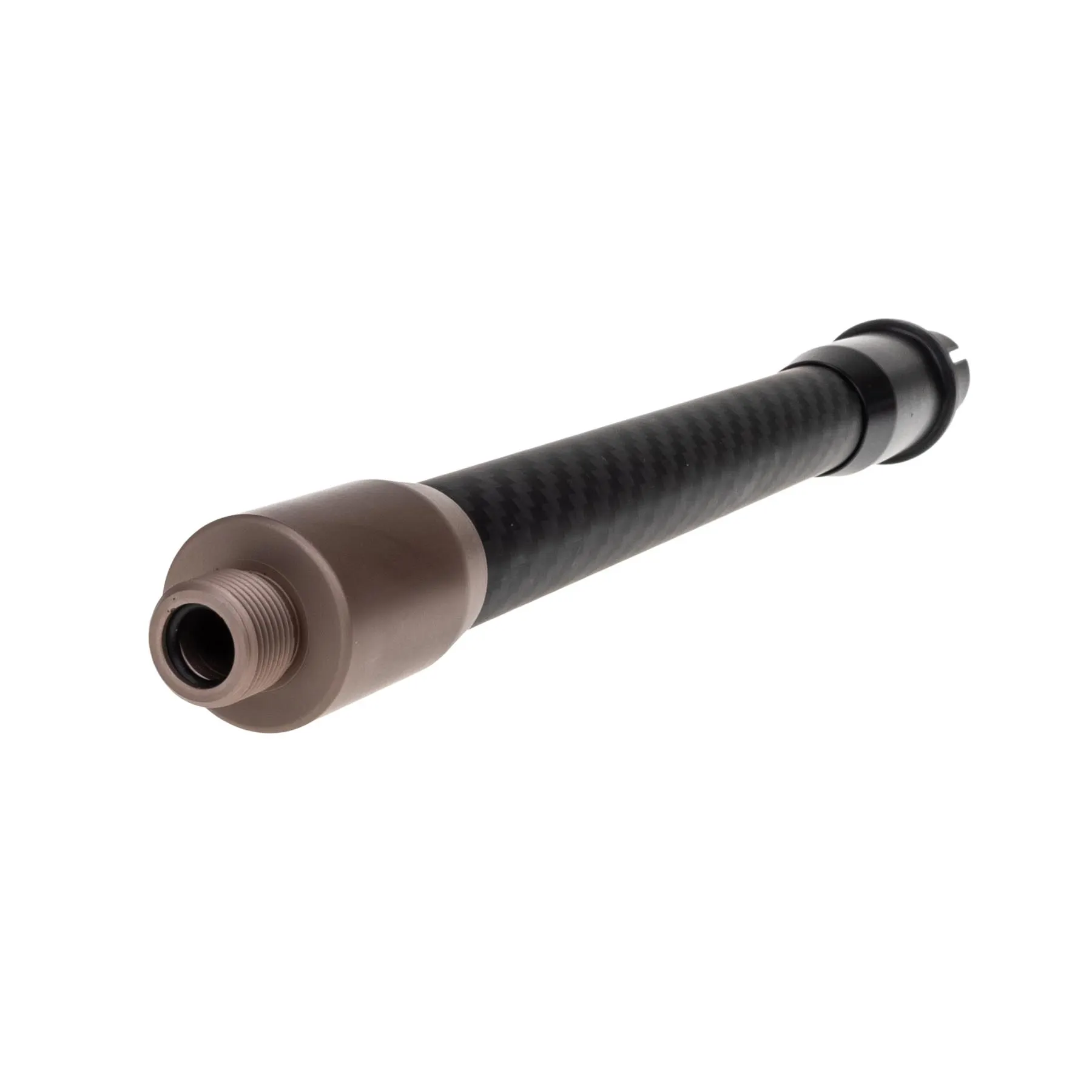 SAC Hybrid Carbon-CNC M4 Outer Barrel 10", Brown