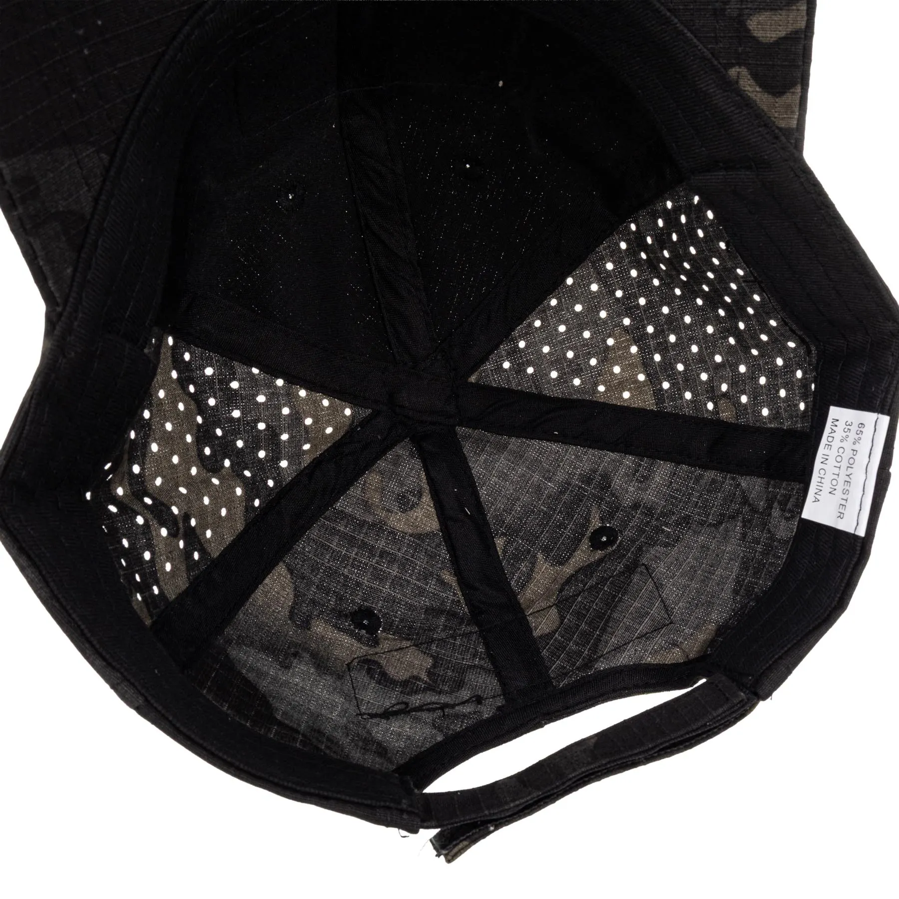 Baseball Cap, Black Camo