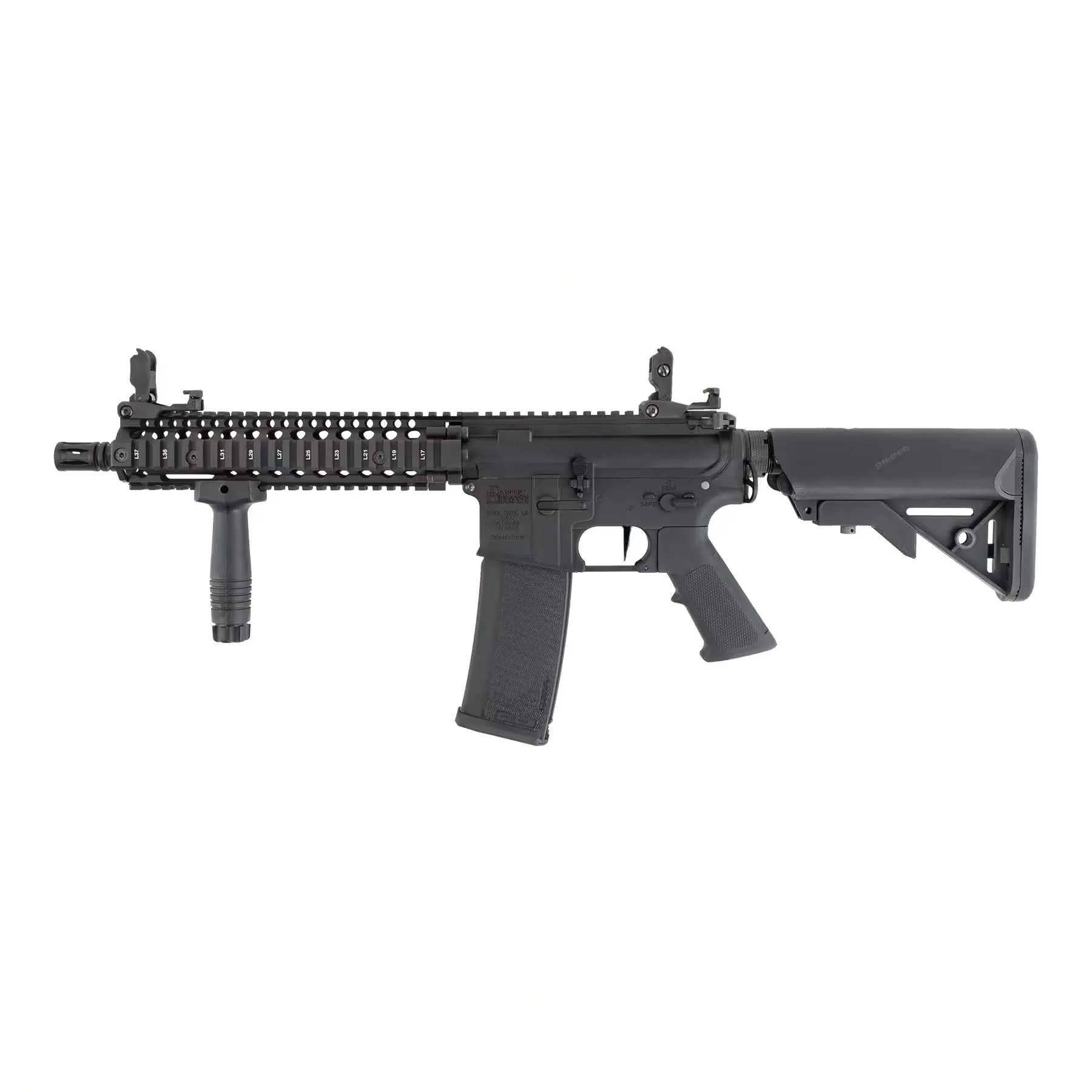 SAC Speedmonster Daniel Defense MK18 < 0,5J AEG Softair Gewehr, Black SAC Speedmonster Daniel Defense MK18 < 0,5J AEG Softair Gewehr, Black