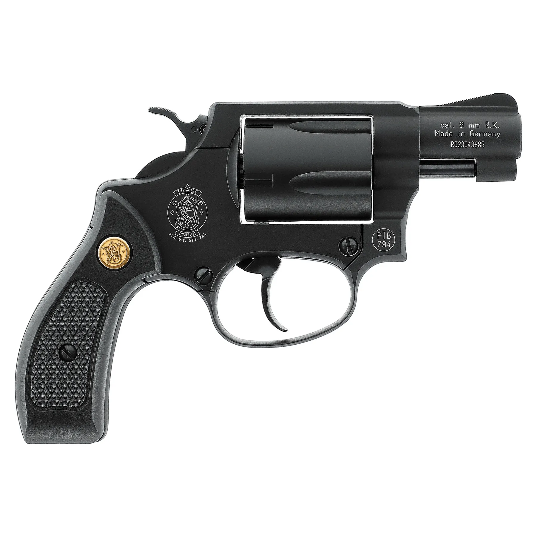 Smith&Wesson Chiefs Special Schreckschussrevolver 9mm R.K, Black
