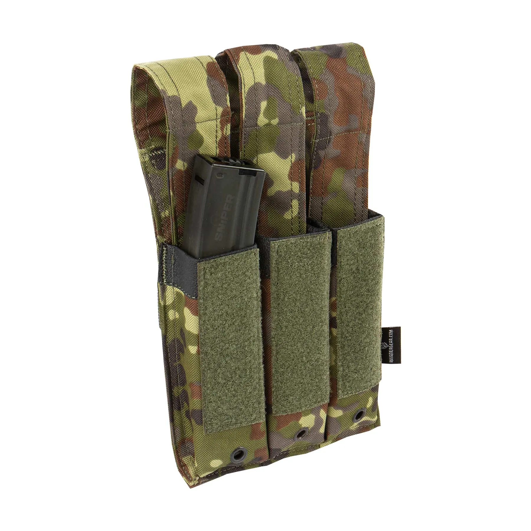 Triple Mag Pouch für MP5 Magazine, Flecktarn Triple Mag Pouch für MP5 Magazine, Flecktarn