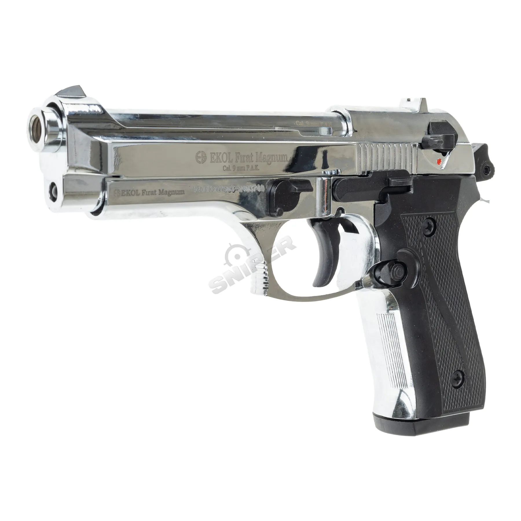EKOL Firat 9mm P.A.K. Schreckschusspistole, Chrome EKOL Firat 9mm P.A.K. Schreckschusspistole, Chrome