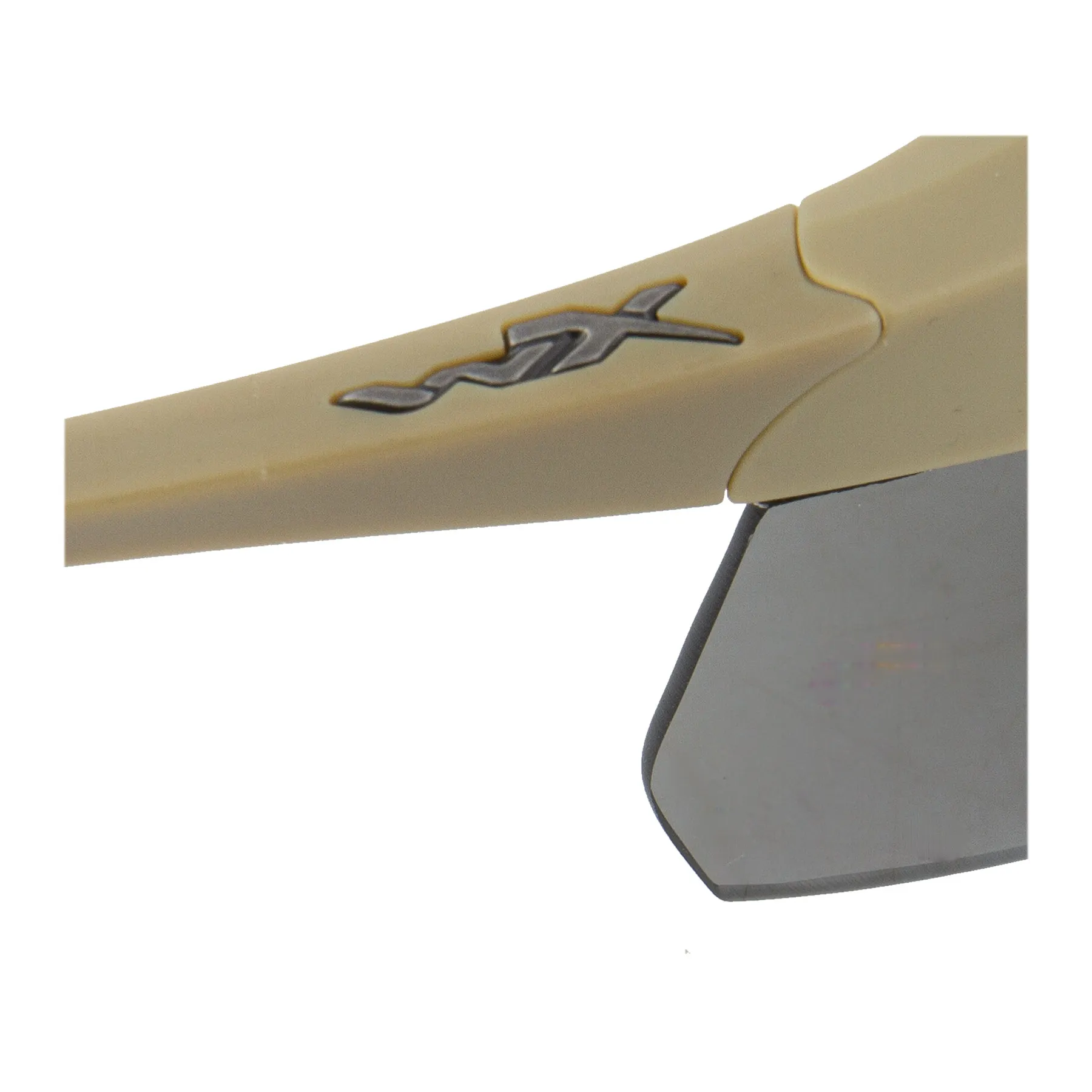 WileyX WX Vapor 2.5 Tan Frame Goggles, Grey/Clear/Light Rust Lens