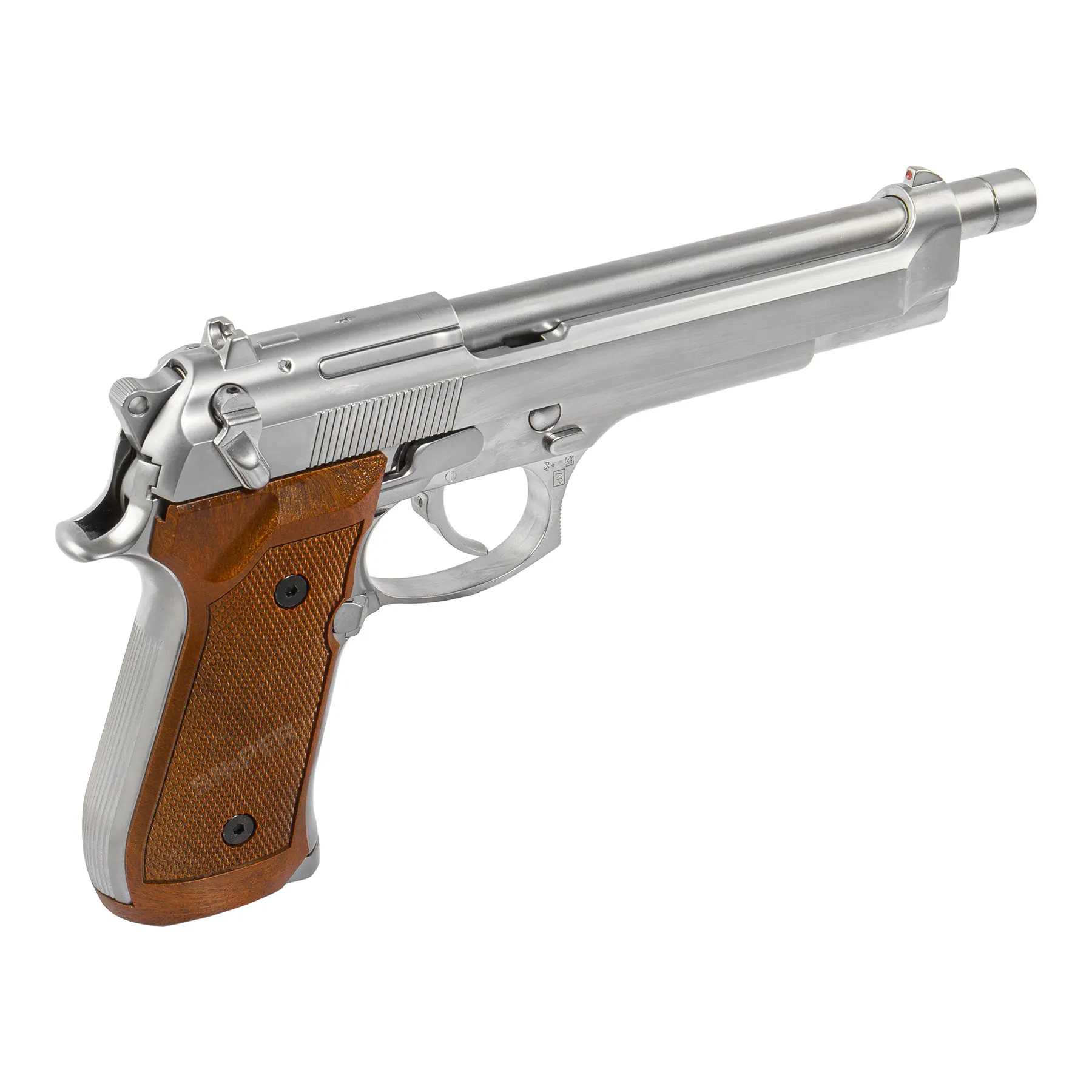 WE M92L Full Metal Silver GBB Softair Pistole