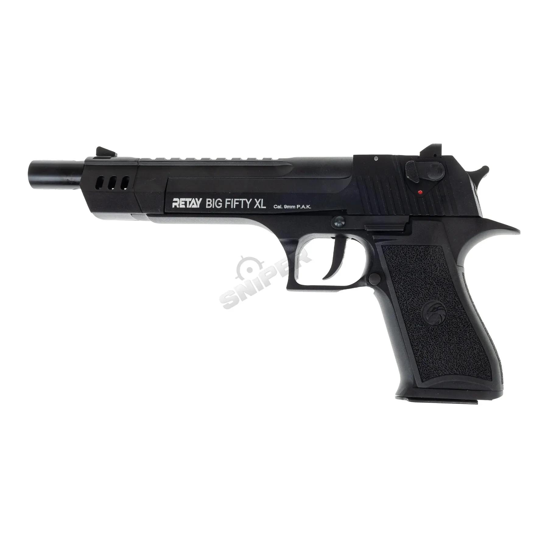 RETAY Big Fifty 9mm P.A.K. Schreckschusspistole, Black RETAY Big Fifty 9mm P.A.K. Schreckschusspistole, Black