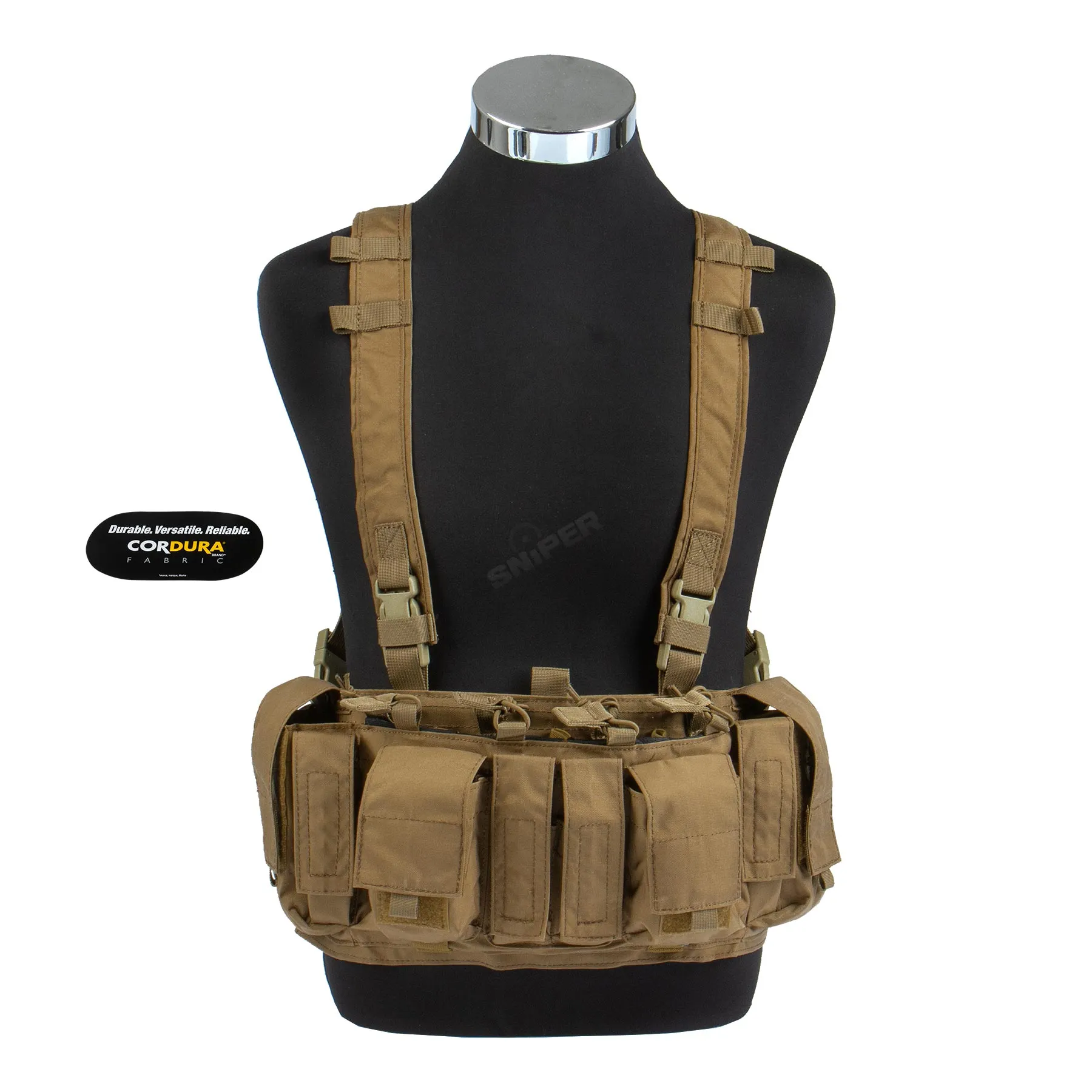 UW Gen IV Tactical Chest Rig, Coyote Brown