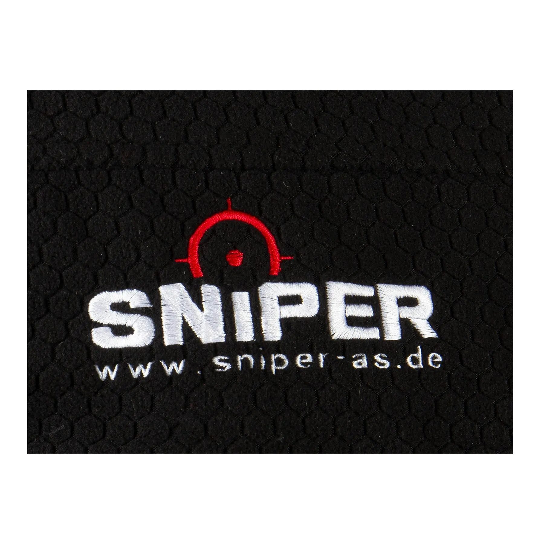 Sniper-AS Hexagon Fleece Weste, Black 3XL Sniper-AS Hexagon Fleece Weste, Black XXL